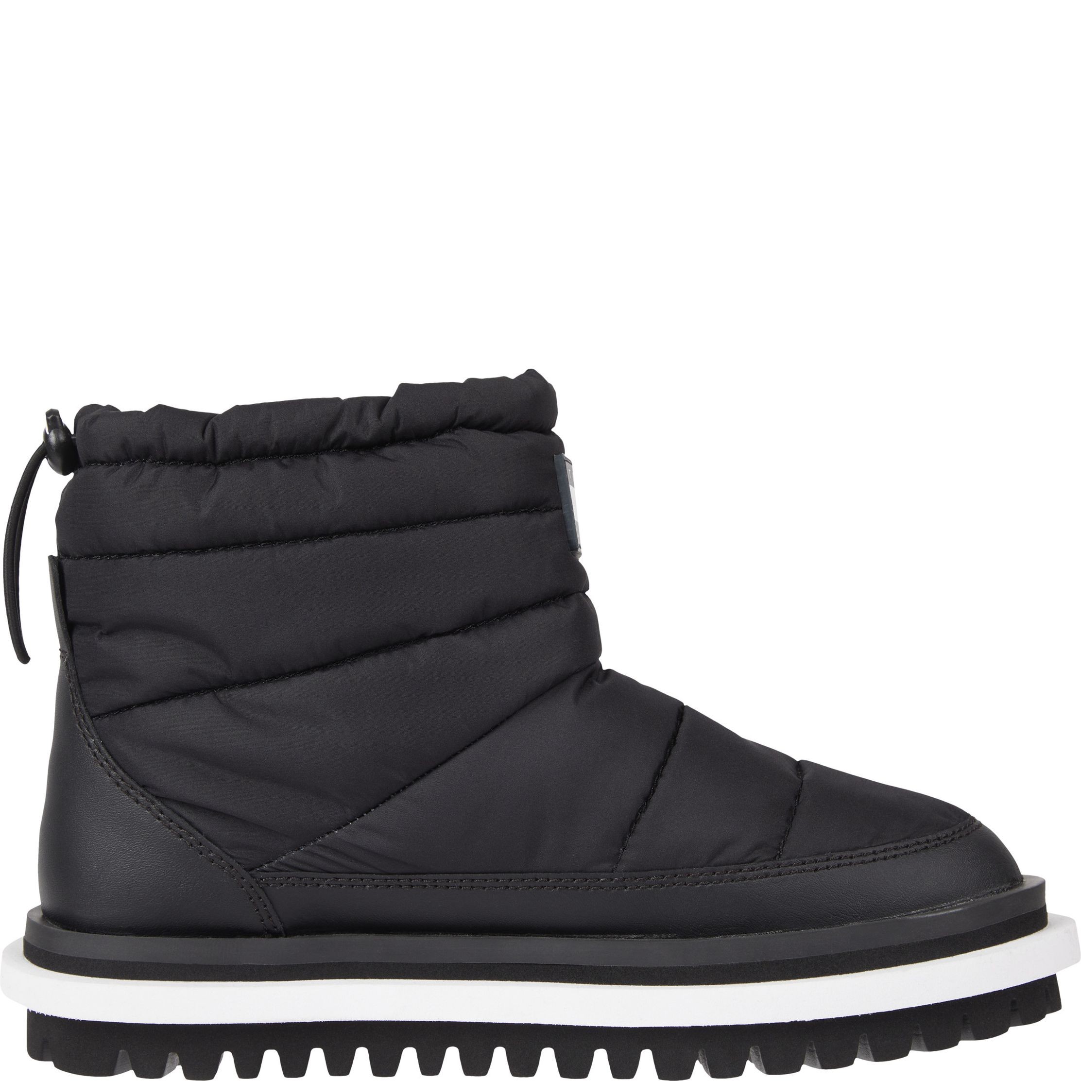 TOMMY JEANS Aulinukai moterims, Juoda, Padded flat boot 5