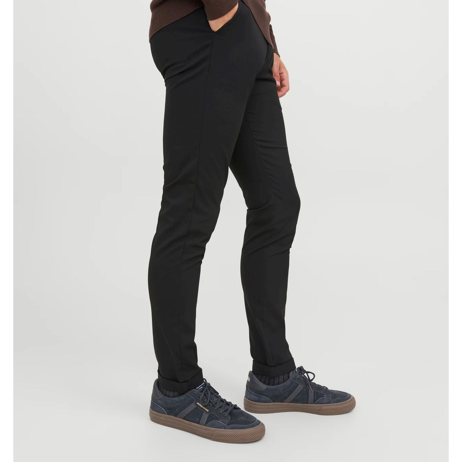 JACK & JONES Kelnės vyrams, Juoda, STUDIO 4