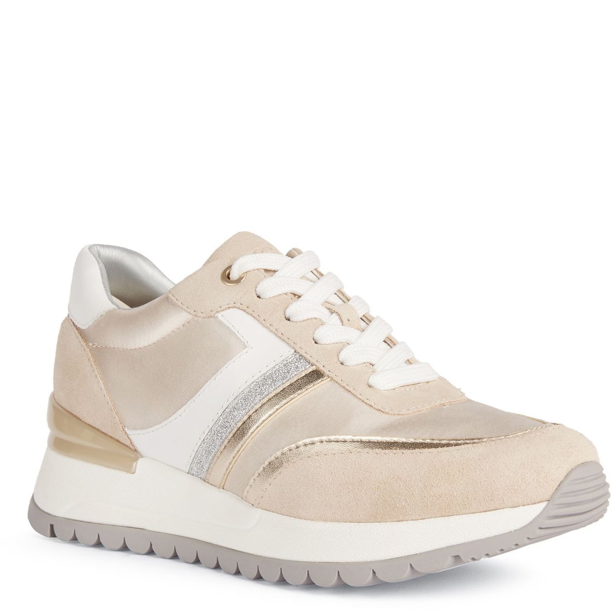 GEOX Sportiniai bateliai moterims, Auksinė, DESYA SPORT SHOES 1