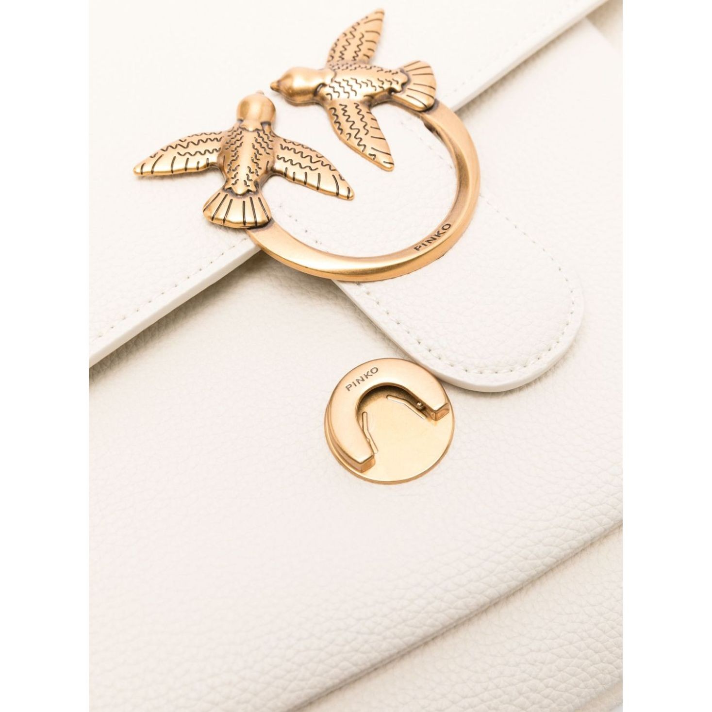 PINKO Rankinė per petį moterims, Balta, Love one sholder bag 3