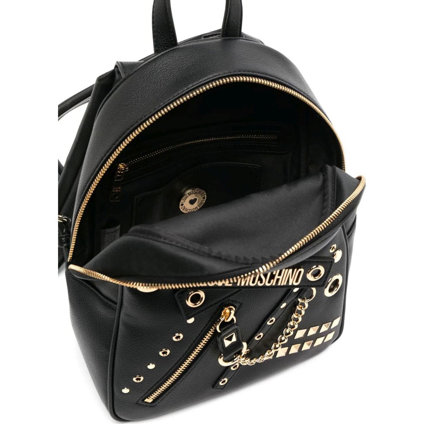 LOVE MOSCHINO Kuprinė moterims, Juoda, Backpack 4