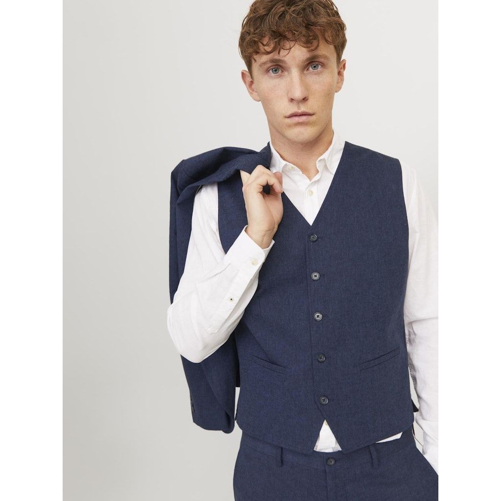 JACK & JONES Paltas vyrams, Mėlyna, Jprriviera coats 5