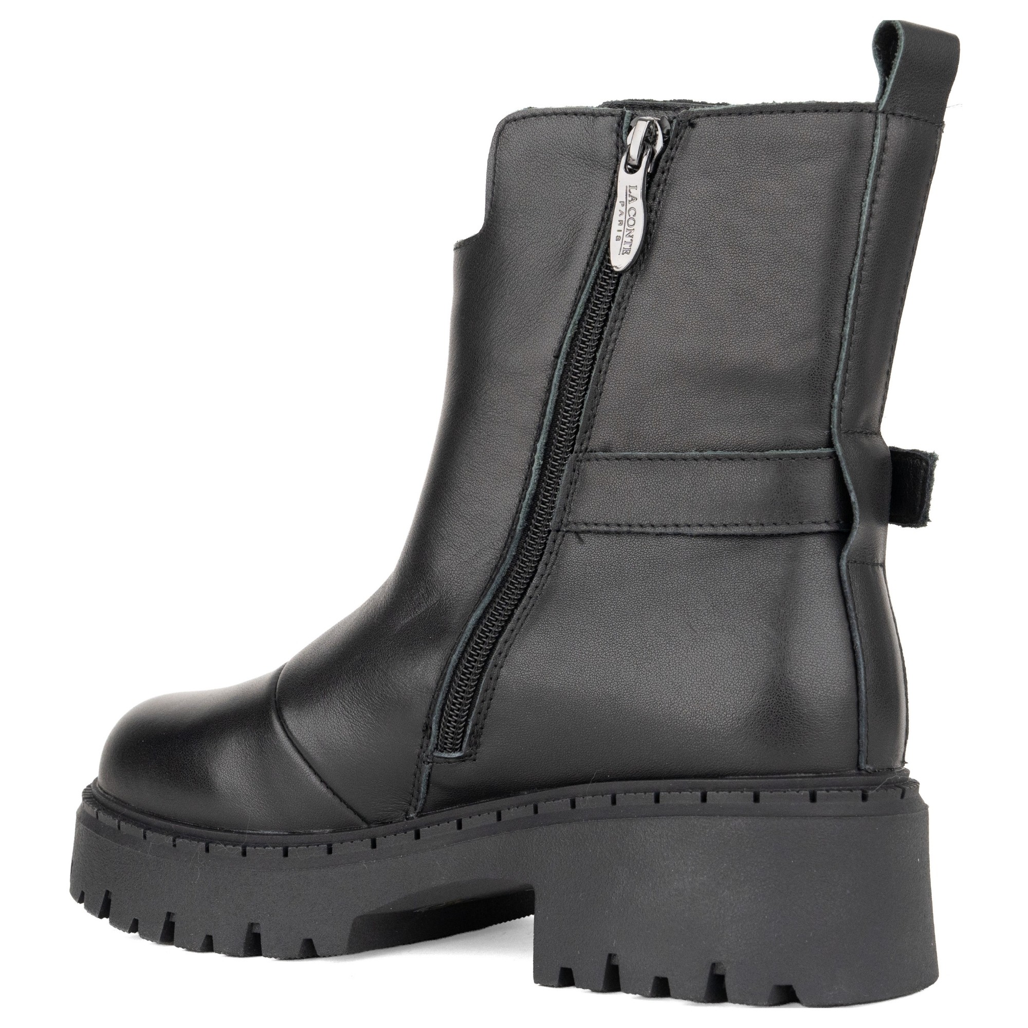 LA CONTE Aulinukai moterims, Juoda, Booties 3