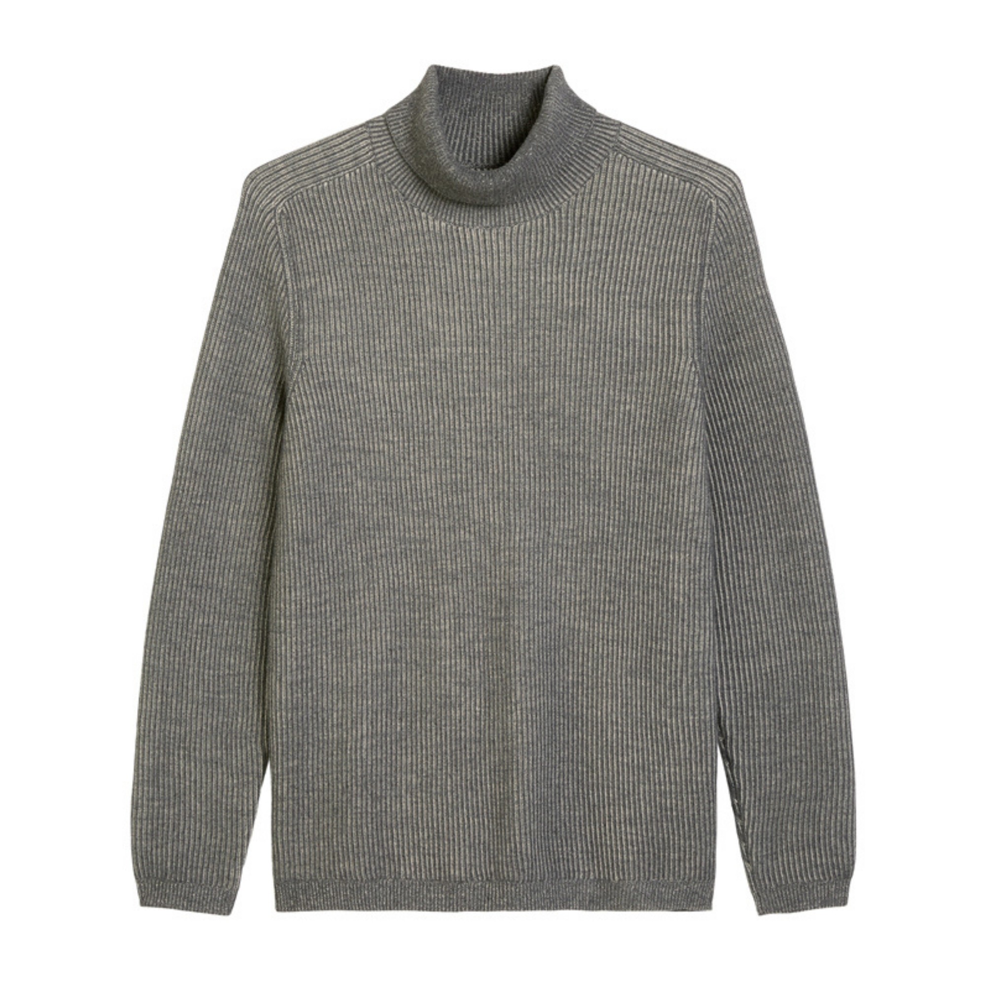 MARC O'POLO Megztinis su kaklu vyrams, Pilka, M29507960164 Turtleneck