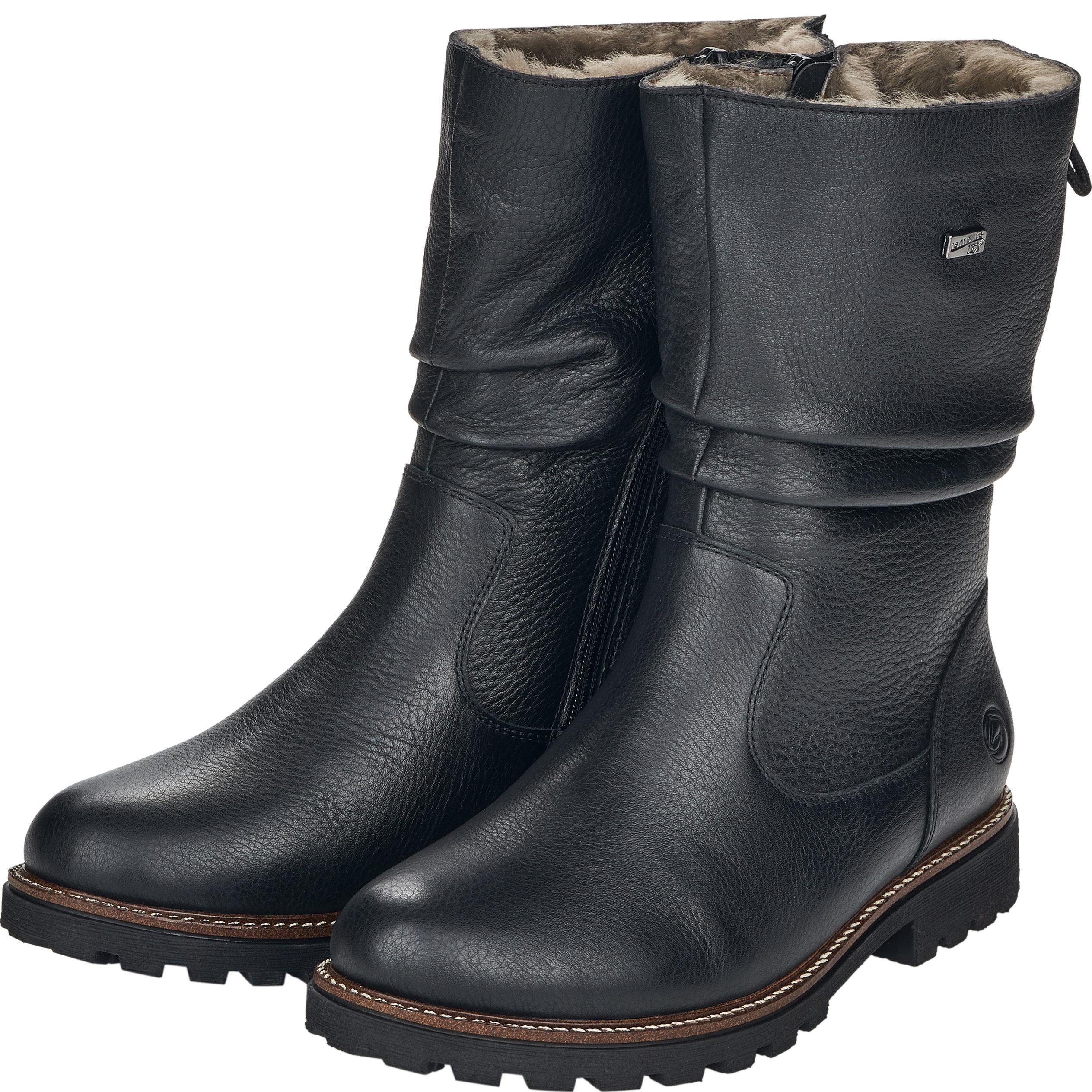 REMONTE Aulinukai moterims, Juoda, BOOTIES 10