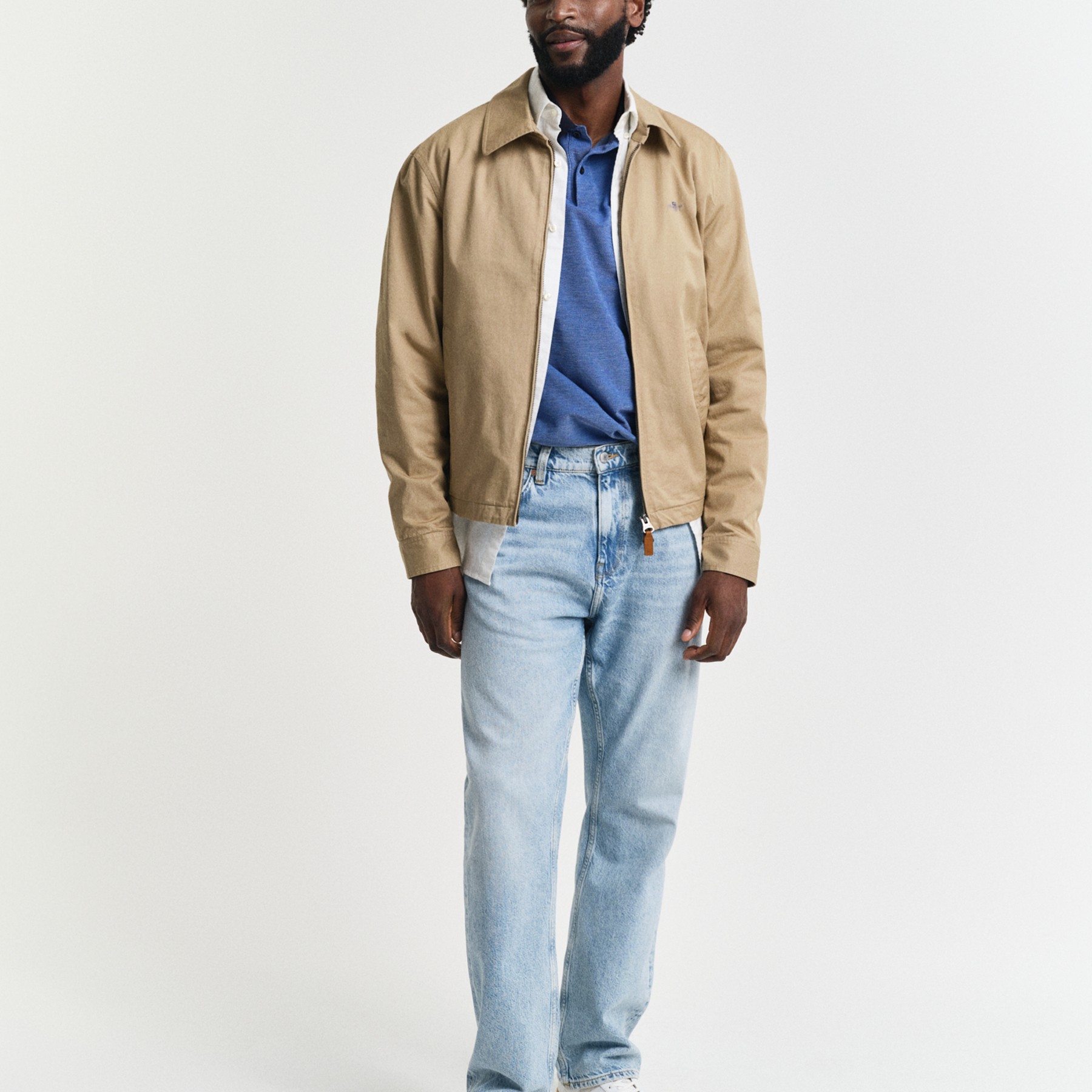 GANT Marškinėliai vyrams, Mėlyna, 4-COL OXFORD 5