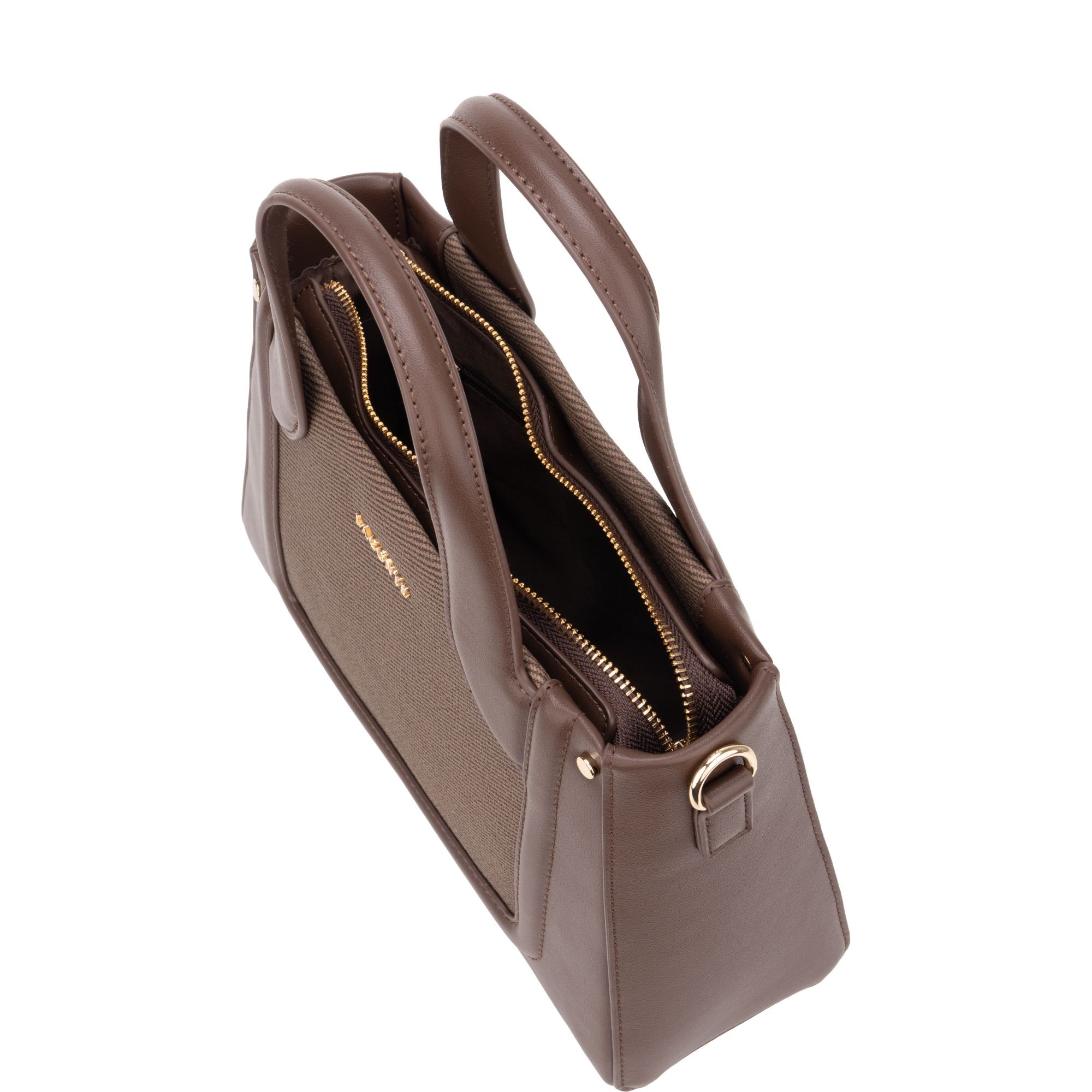 LA CONTE Pirkinių krepšys moterims, D.brown, Tote bag 3