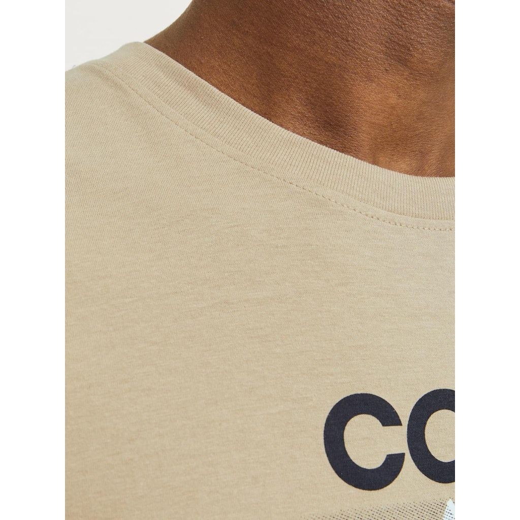 JACK & JONES Marškinėliai vyrams, Ruda, JCOSTAR TEE SS CREW 4