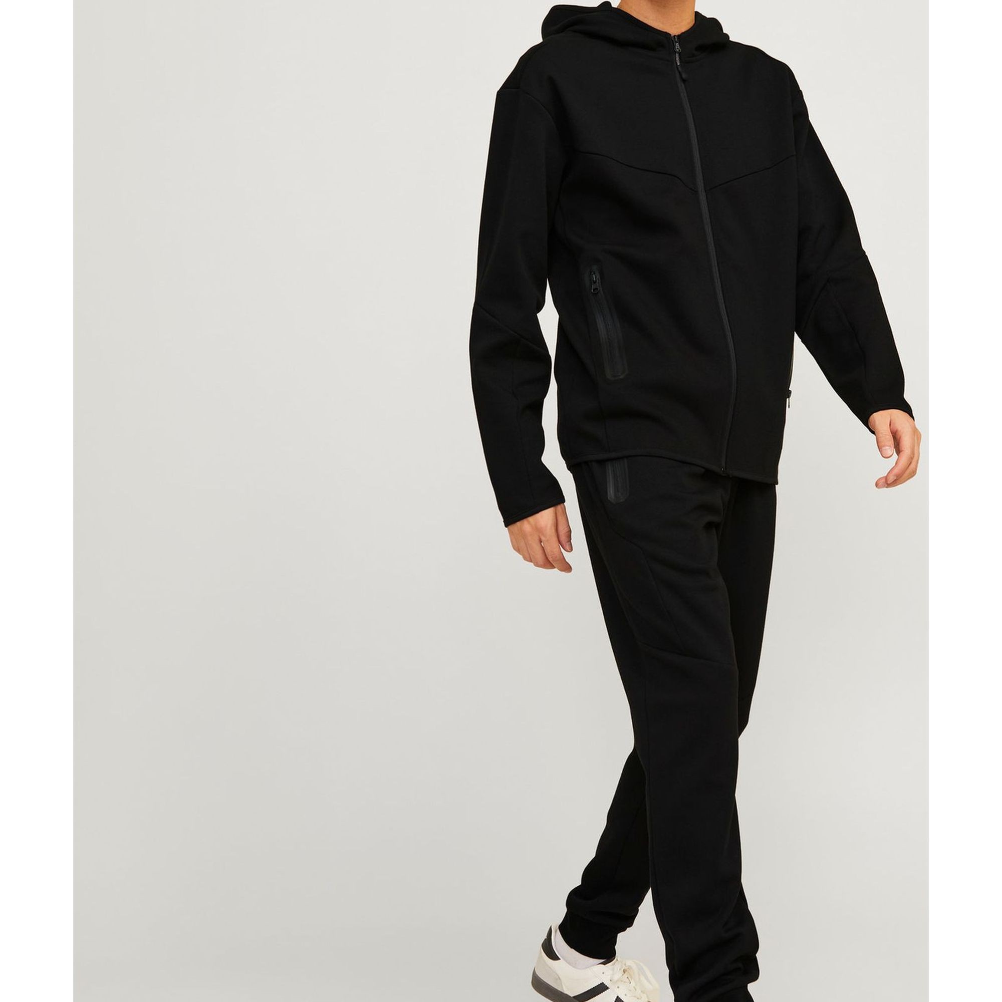 JACK & JONES Laisvalaikio kelnės vyrams, Juoda, Twill fusion 3