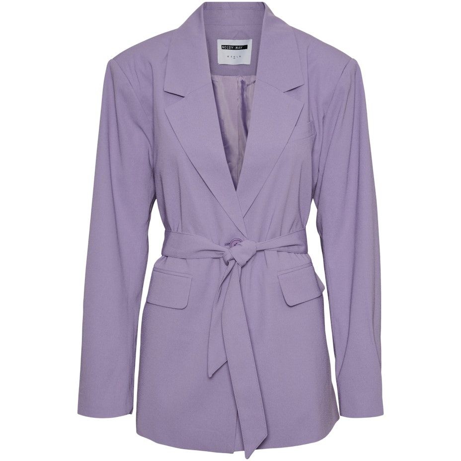 NOISY MAY Švarkas moterims, Violetinė, NMMILLA LS OVERSIZE B 1