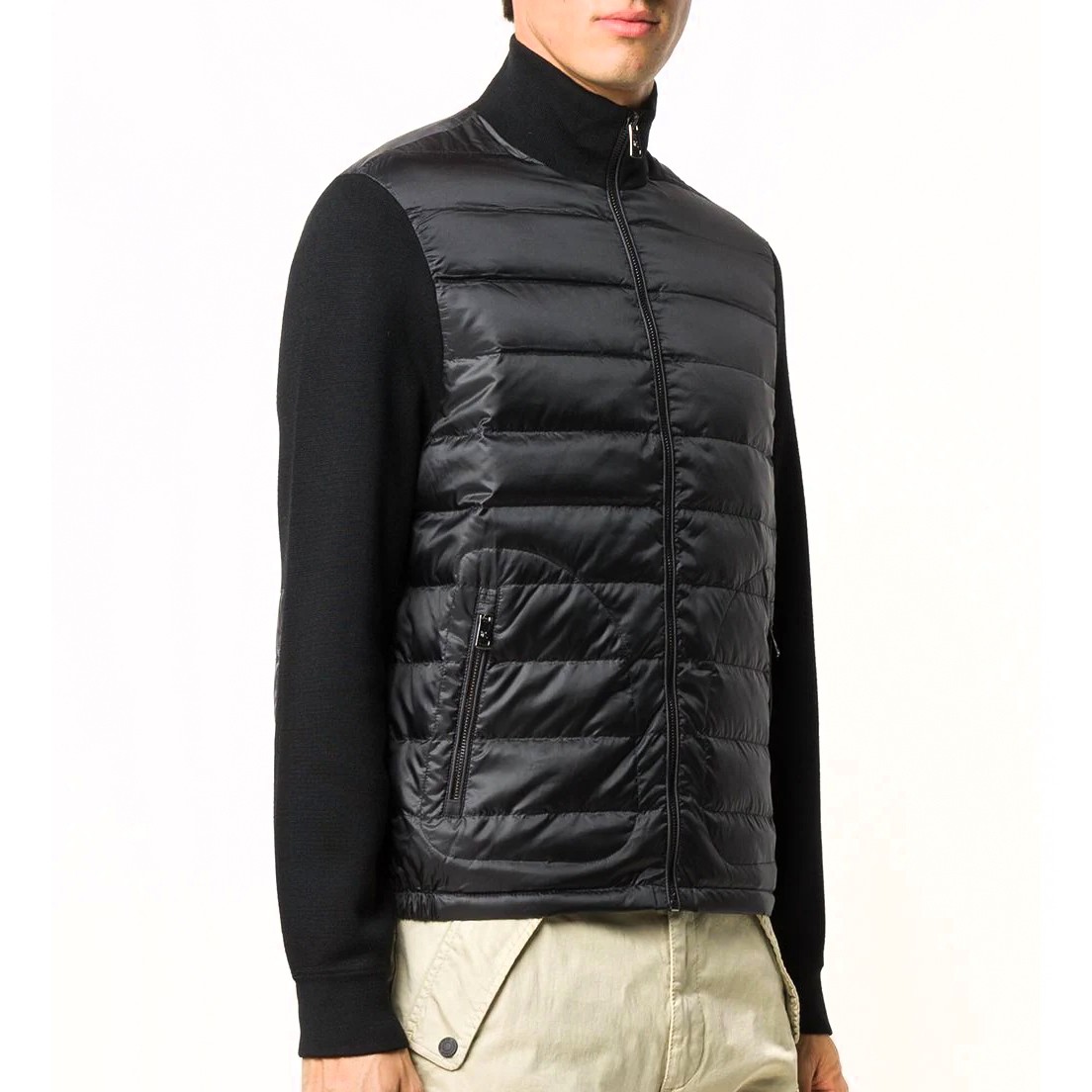 RALPH LAUREN PURPLE Bomberis vyrams, Juoda, Hybrid full zip jacket 3