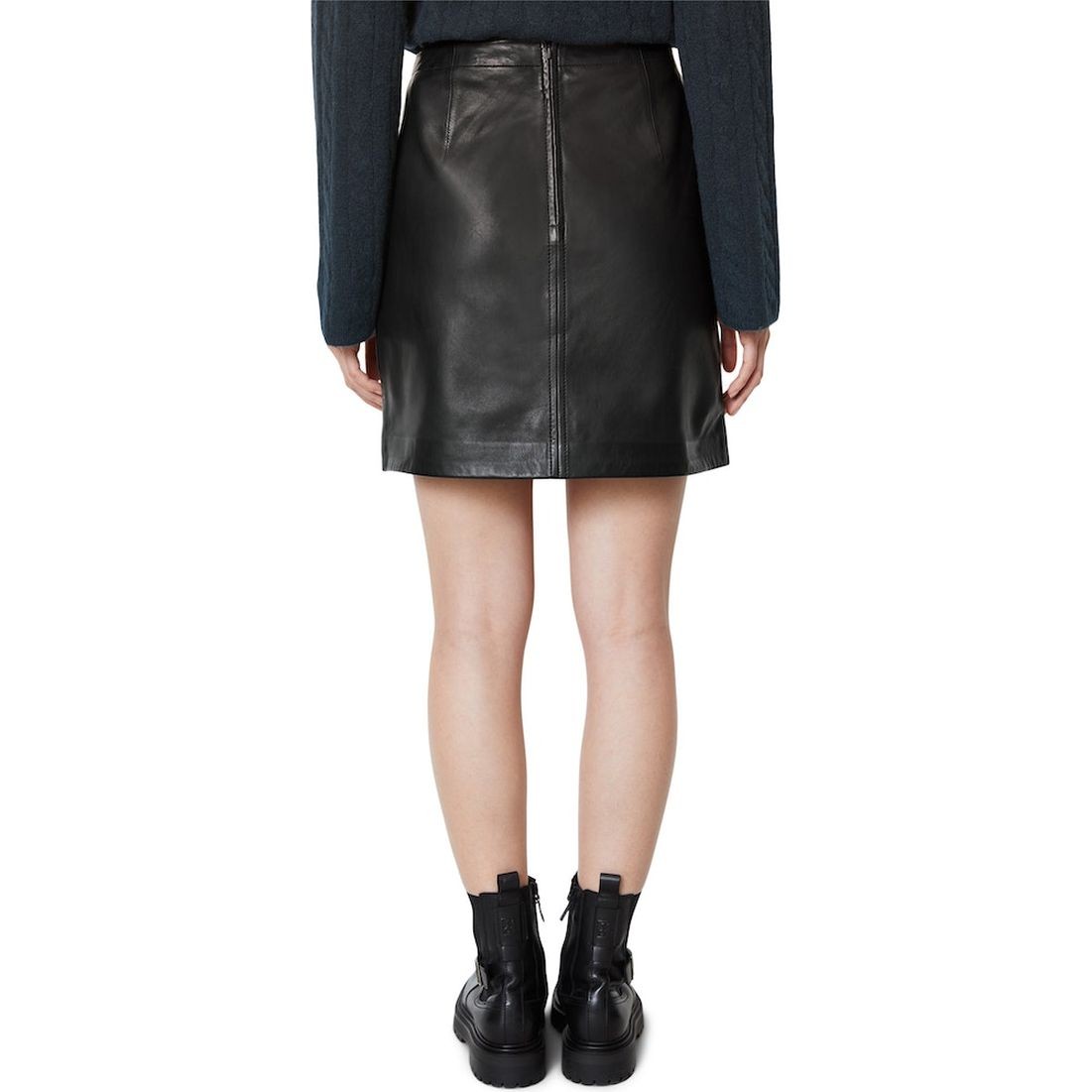 MARC O'POLO Mini sijonas moterims, Juoda 3