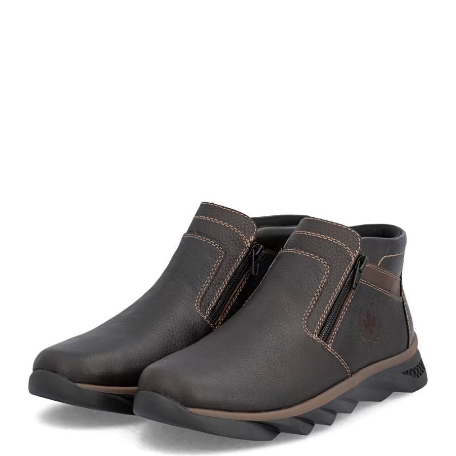 RIEKER Aulinukai vyrams, Ruda, Booties 4