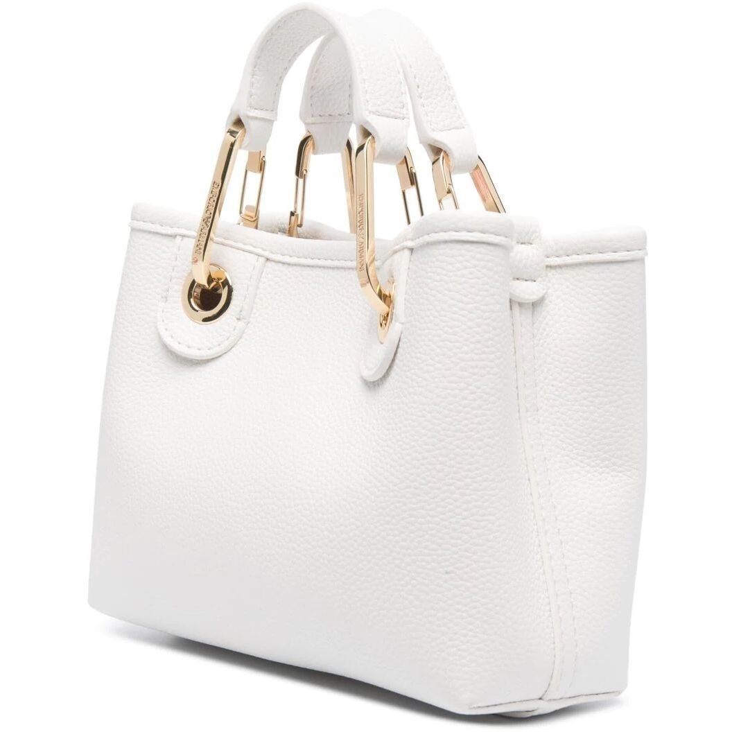 EMPORIO ARMANI Pirkinių krepšys moterims, Balta, Shopping bag 2