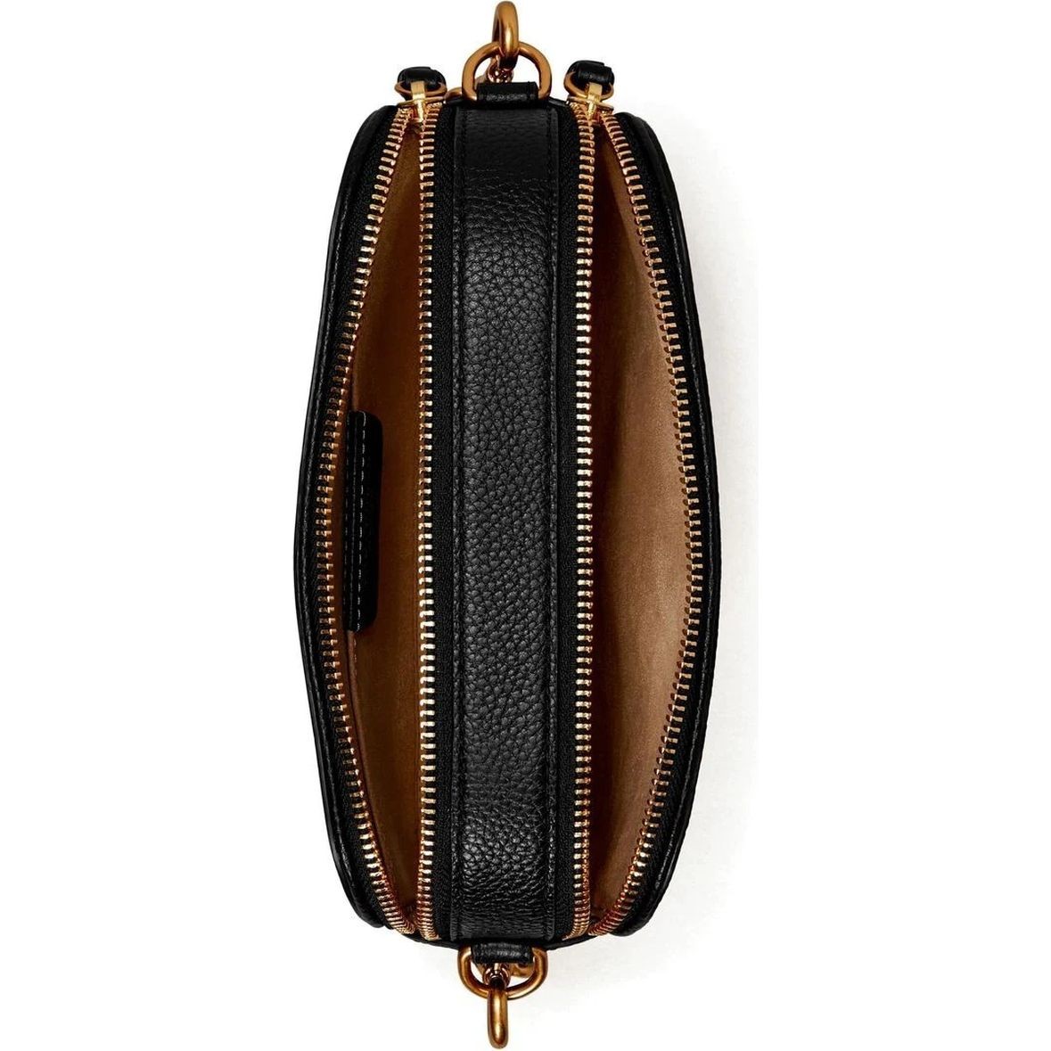 TORY BURCH Rankinė per petį moterims, Juoda, Miller mini crossbody bag 4