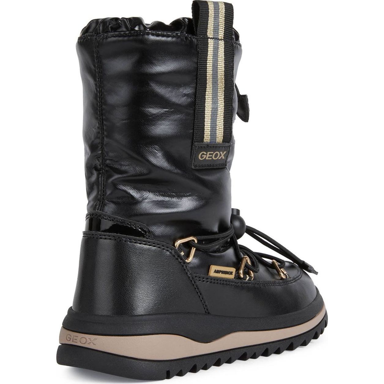 GEOX Aulinukai mergaitėms, Juoda, ADELHIDE AB BOOTIES 4