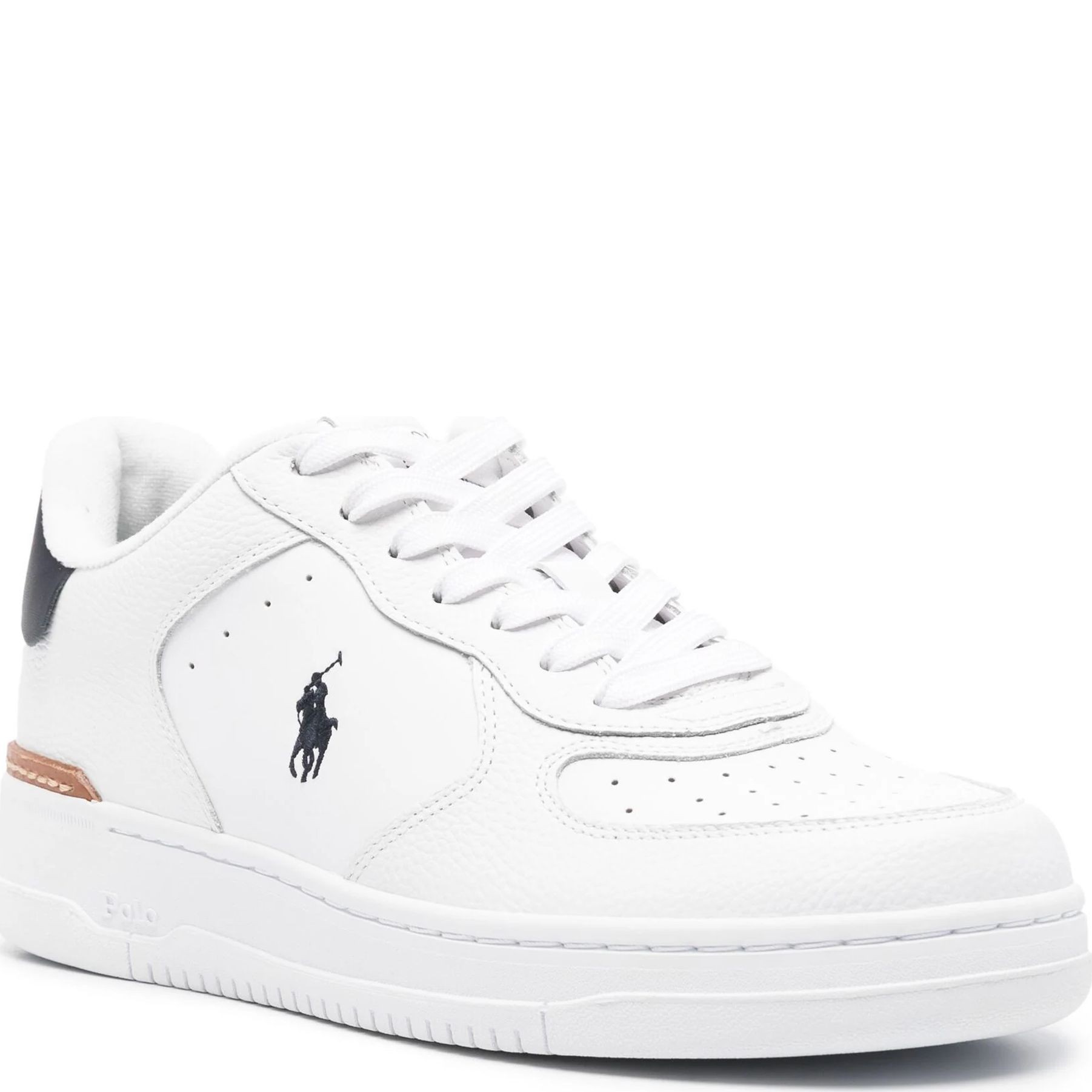 POLO RALPH LAUREN Laisvalaikio bateliai vyrams, Balta, Low top lace sneakers 1