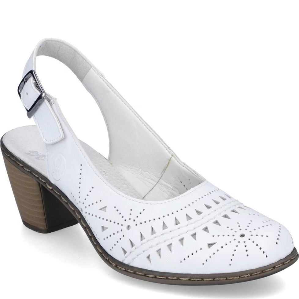 RIEKER Basutės moterims, Balta, Basutės 1