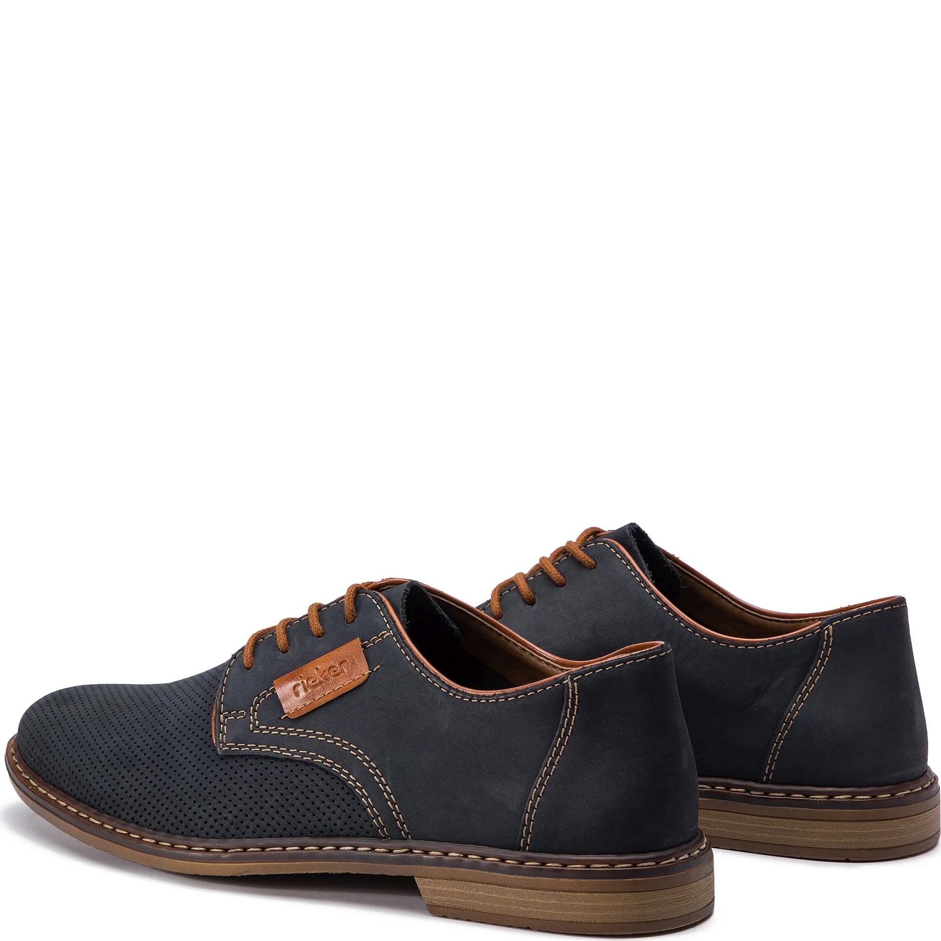 RIEKER Klasikiniai batai vyrams, Mėlyna, FORMAL 3