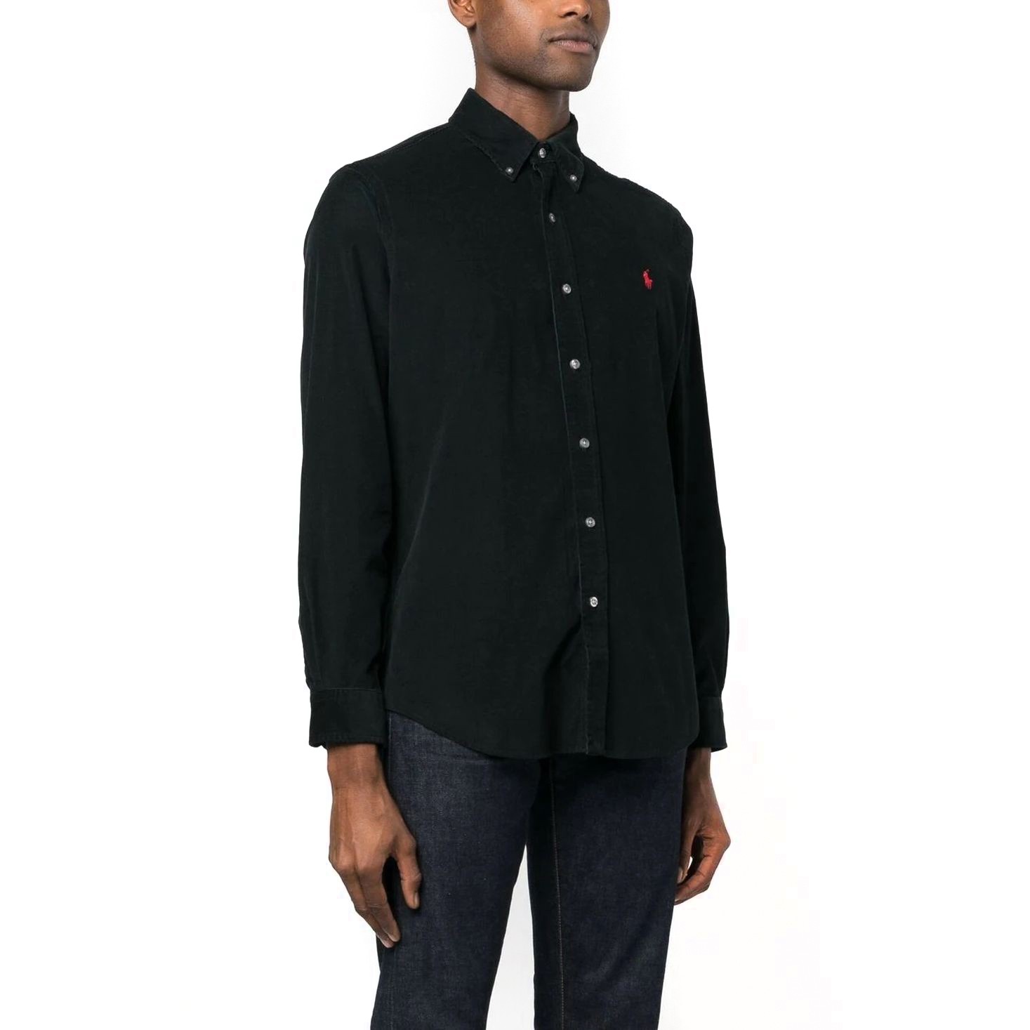 POLO RALPH LAUREN Marškiniai ilgomis rankovėmis vyrams, Juoda, Long sleeve shirt 1