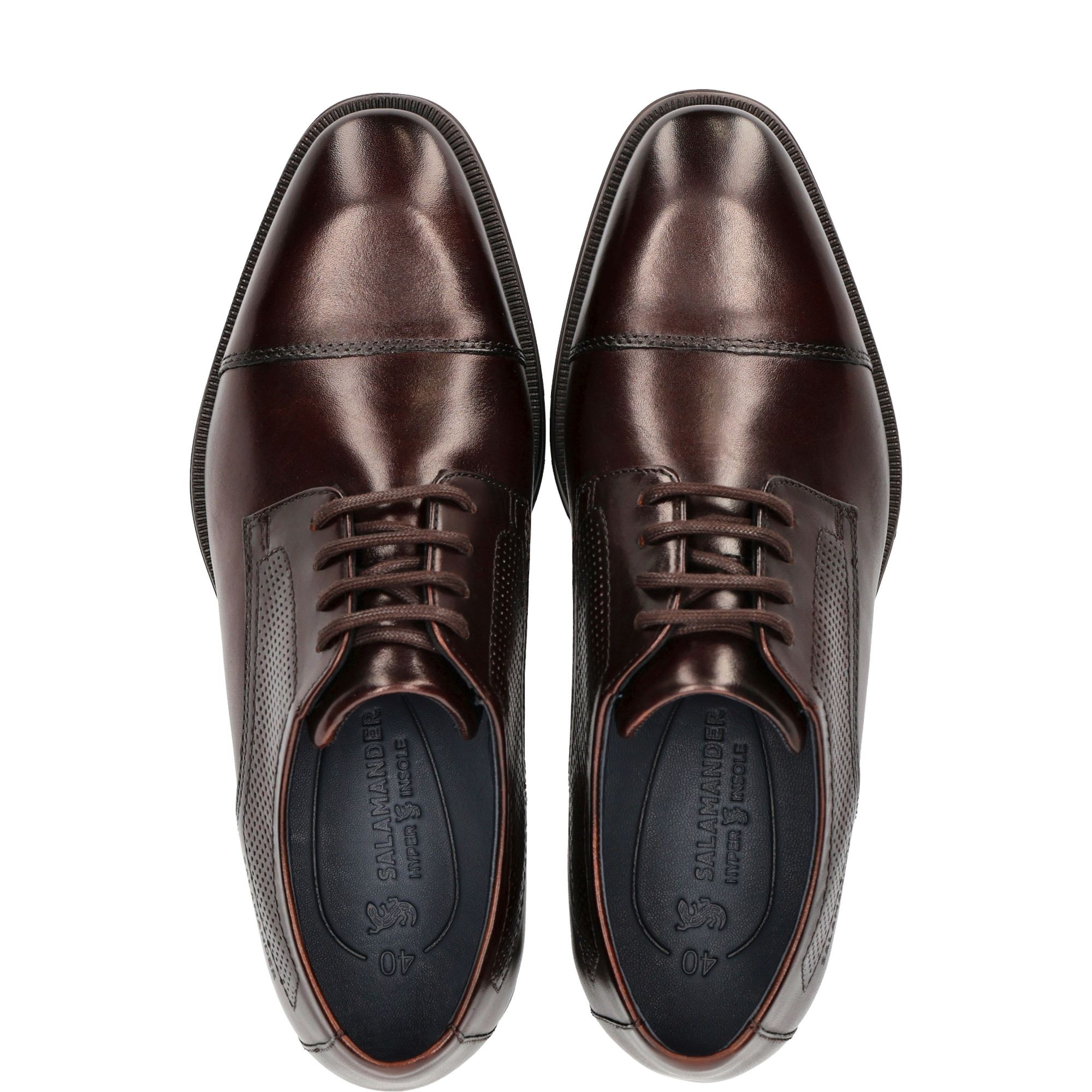 SALAMANDER Klasikiniai batai vyrams, Ruda, Formal 6