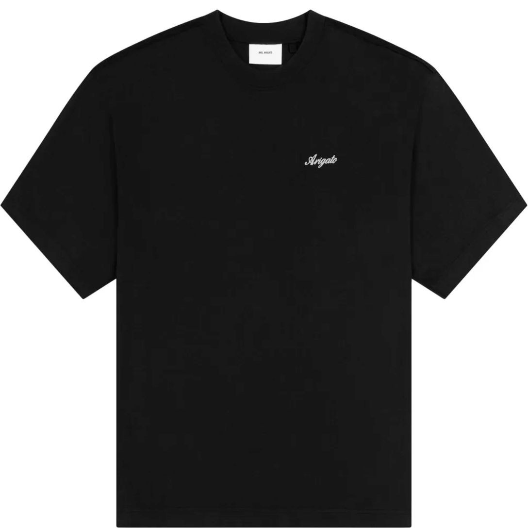 AXEL ARIGATO Marškinėliai trump. rankovėmis vyrams, Juoda, Honor t-shirt