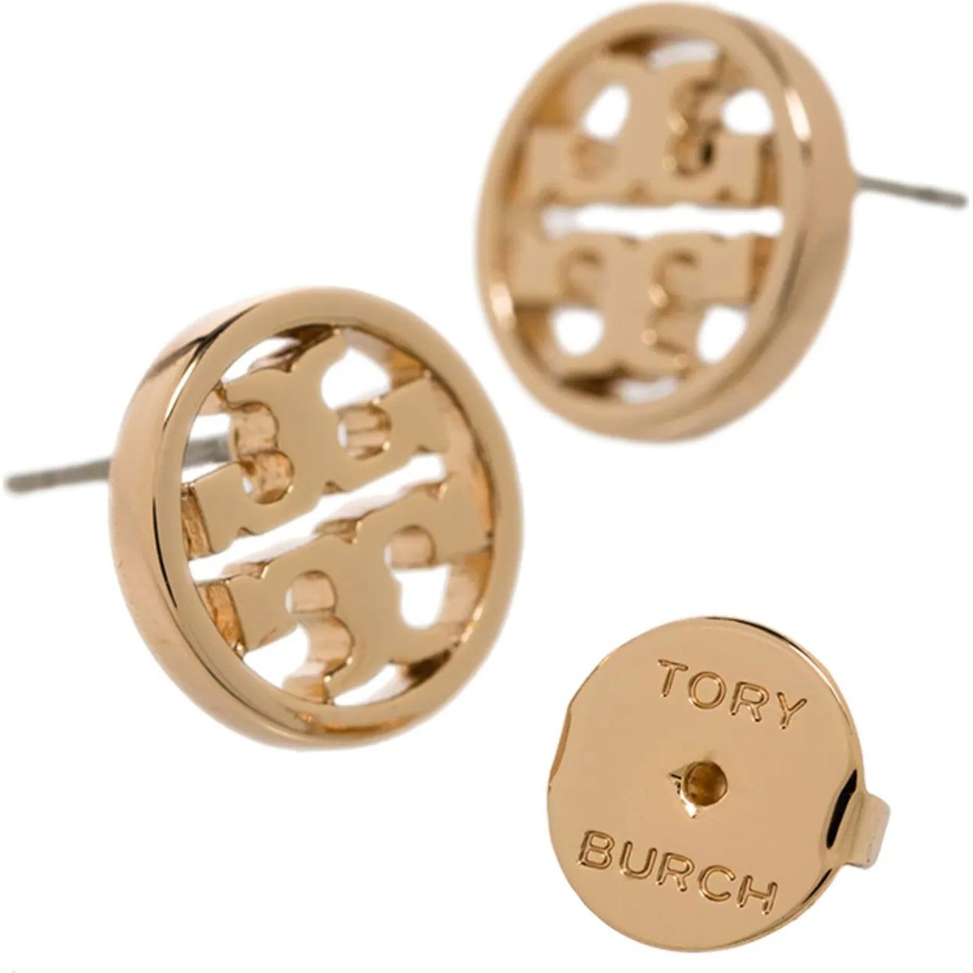 TORY BURCH Auskarai moterims, Auksinė, Miller stud earring 2