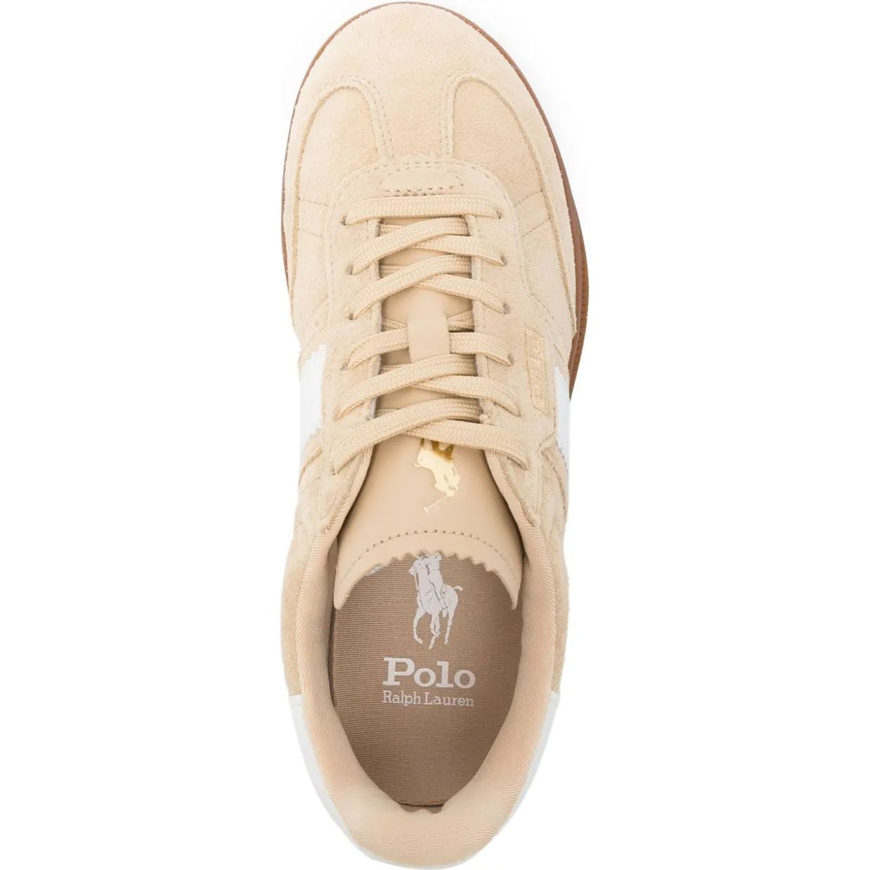 POLO RALPH LAUREN Laisvalaikio bateliai moterims, Smėlio, Htr aera-sneakers 4