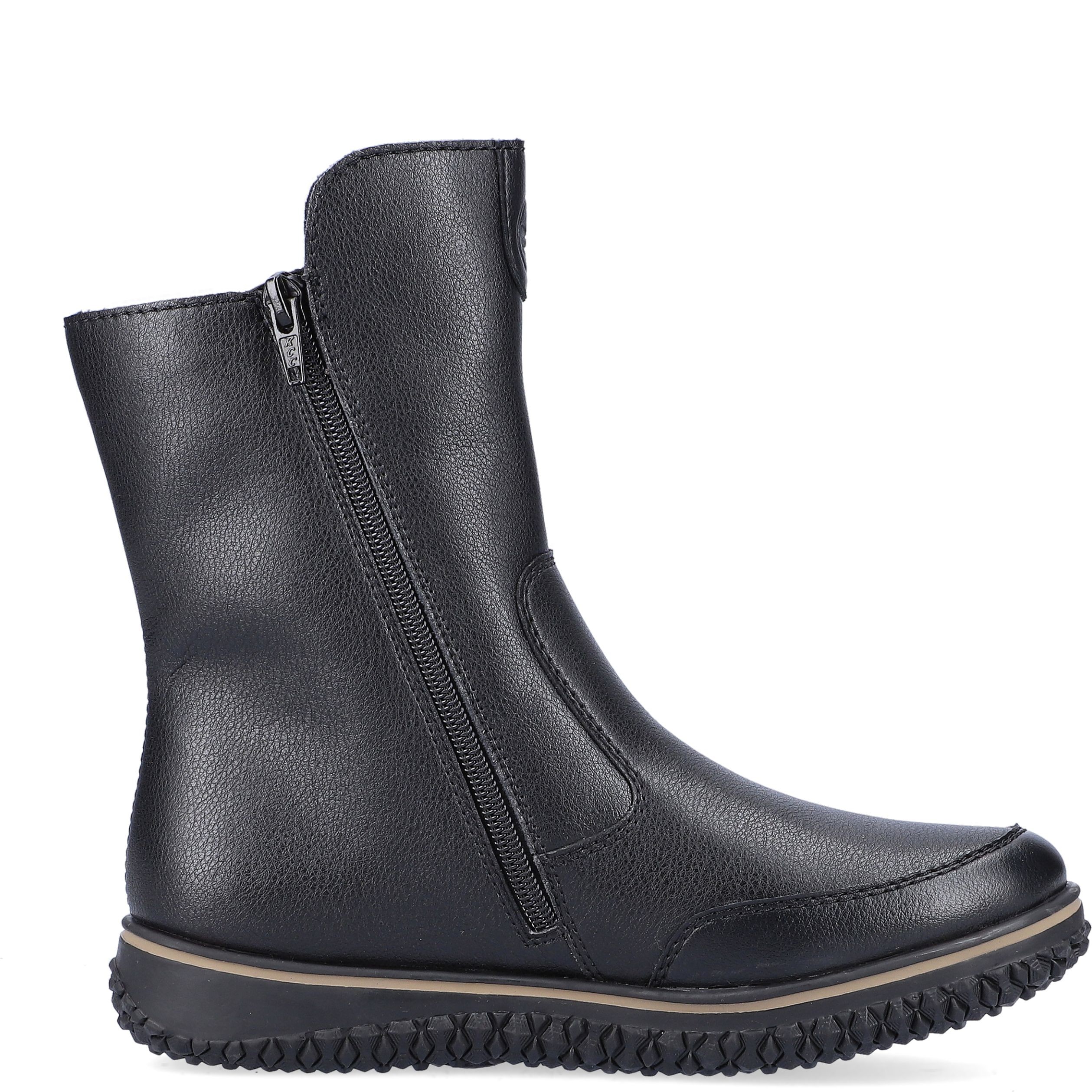 RIEKER Aulinukai moterims, Juoda, BOOTIES 3