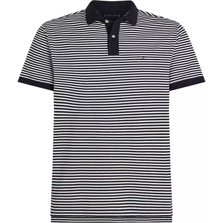 TOMMY HILFIGER Polo marškiniai trumpos rank. vyrams, Mėlyna, 1985 regular polo 1