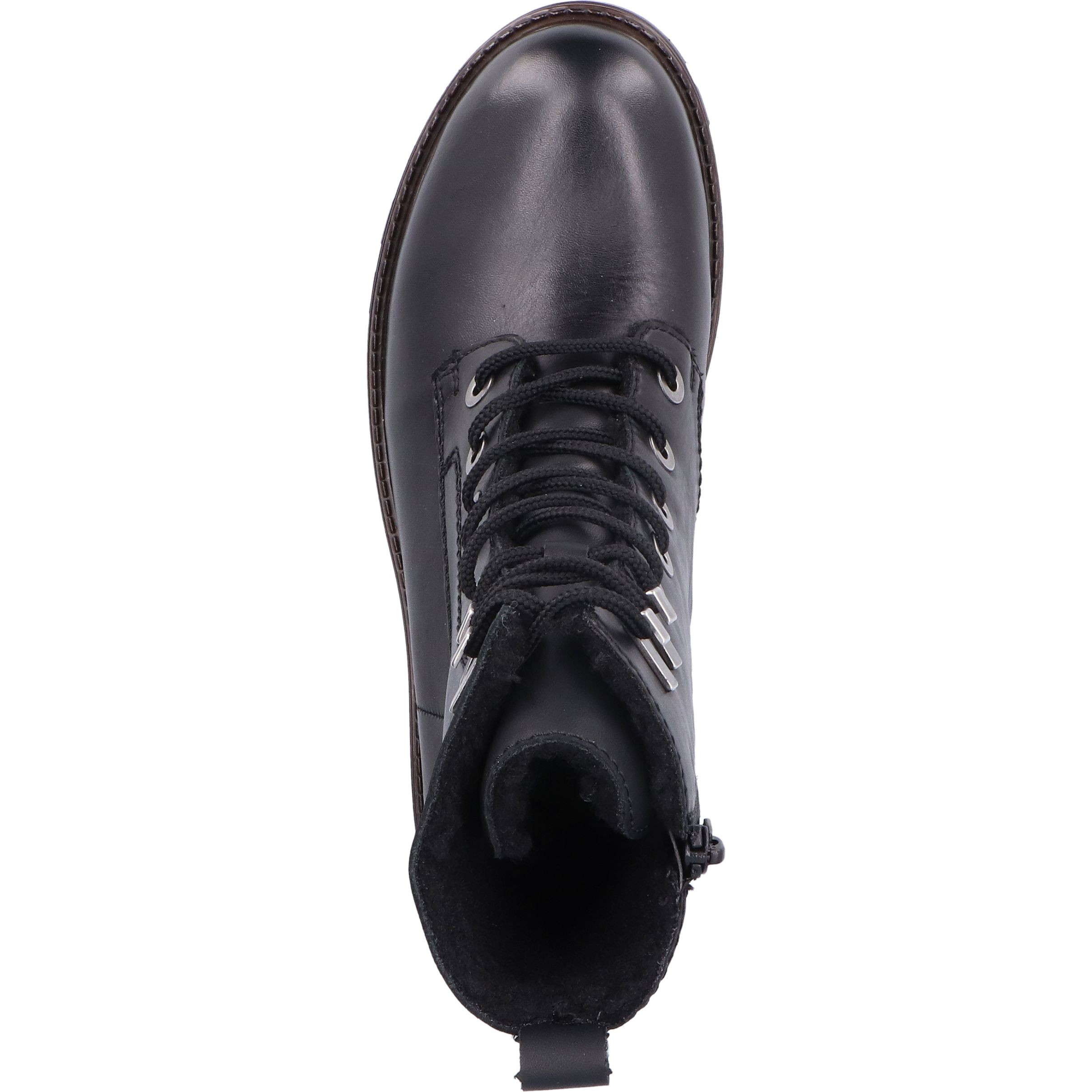 RIEKER Aulinukai moterims, Juoda, Ladies mid height boots 7