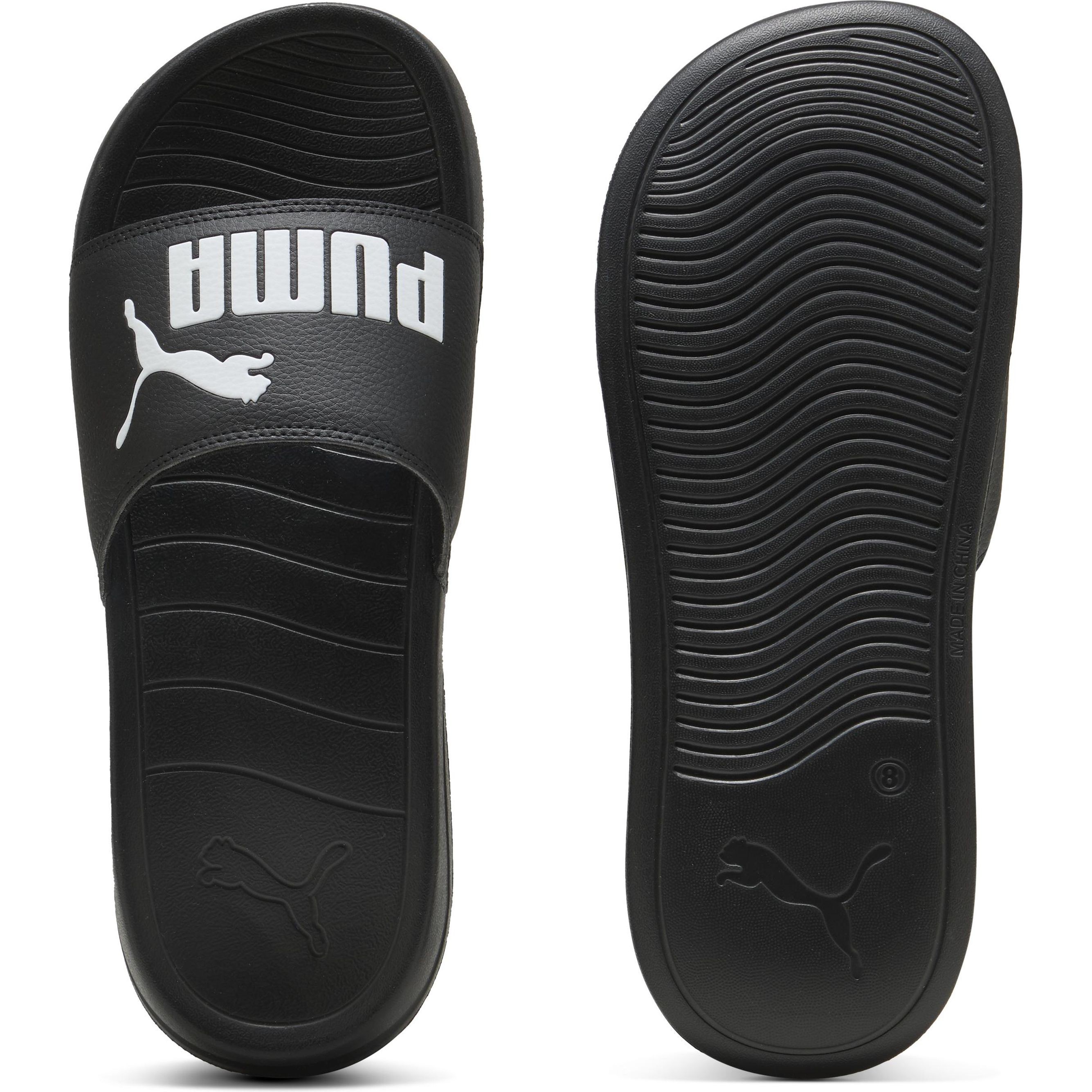 PUMA Guminės šlepetės vyrams, Juoda, Popcat slides 4