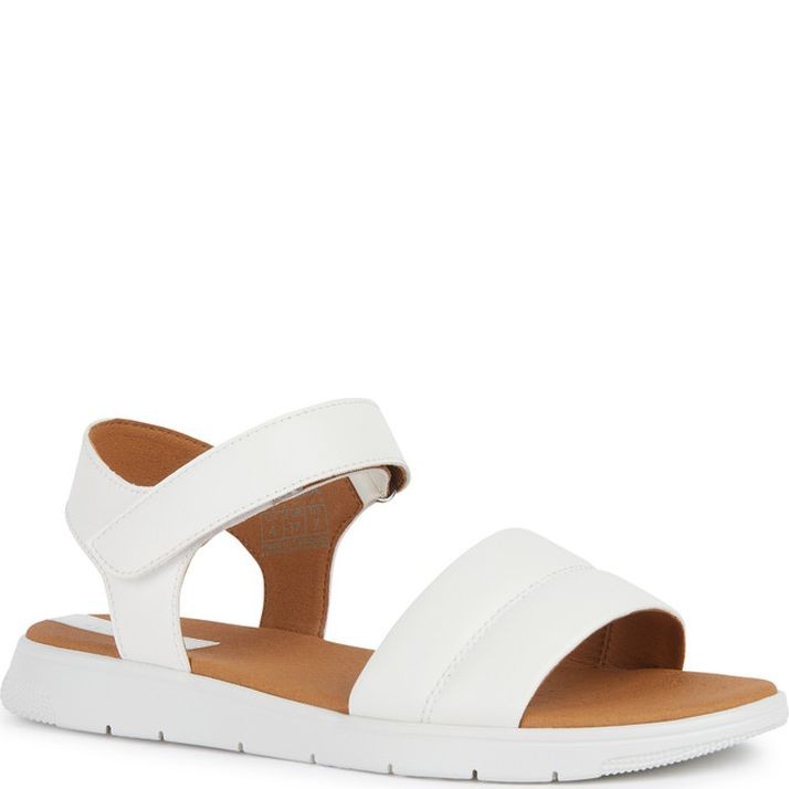 GEOX Basutės moterims, Balta, Dandra sandals 2