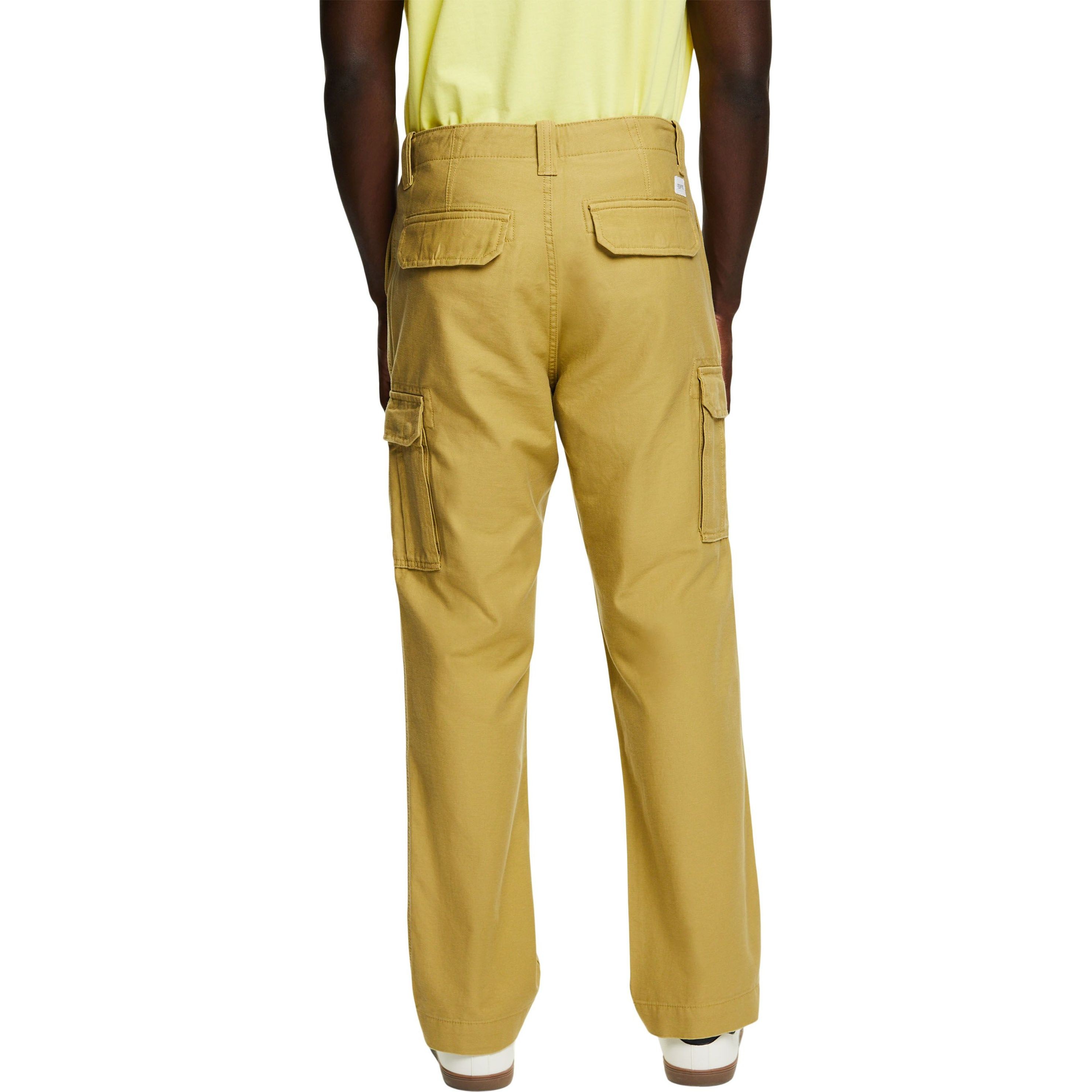 ESPRIT Kelnės vyrams, Smėlio, classic cargo 3