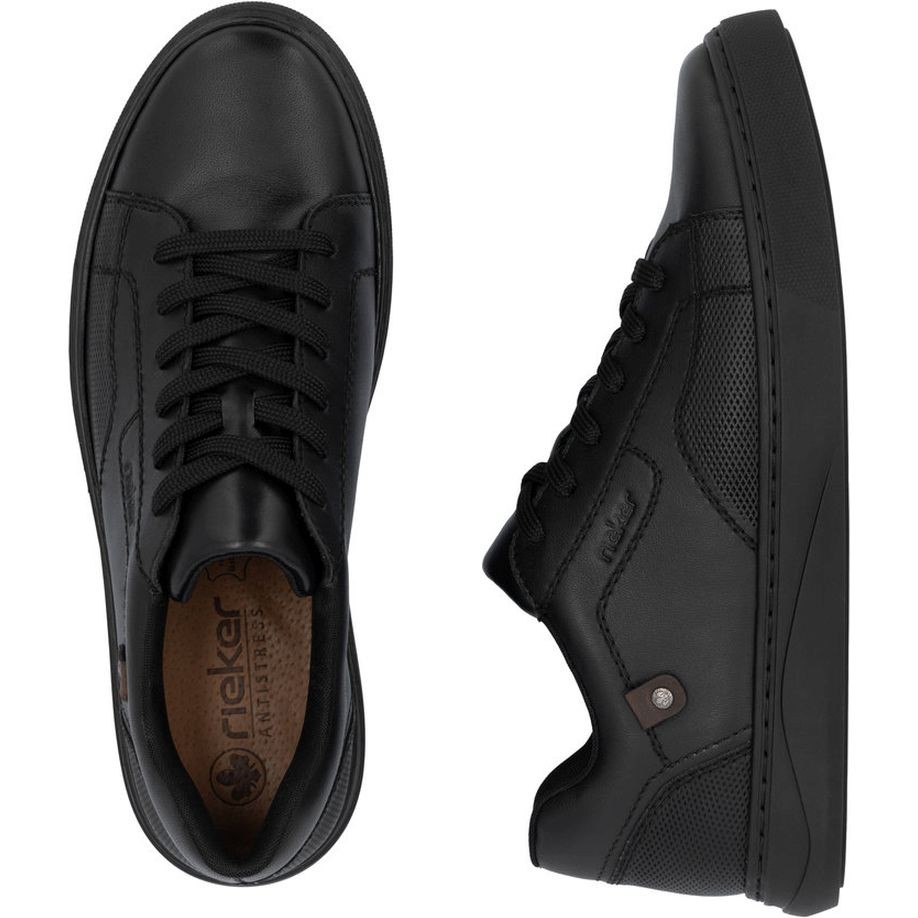 RIEKER Laisvalaikio bateliai vyrams, Juoda, Sneakers 8