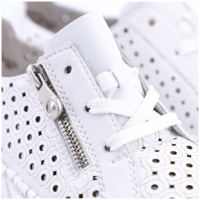 RIEKER Laisvalaikio bateliai moterims, Balta, LEISURE 7