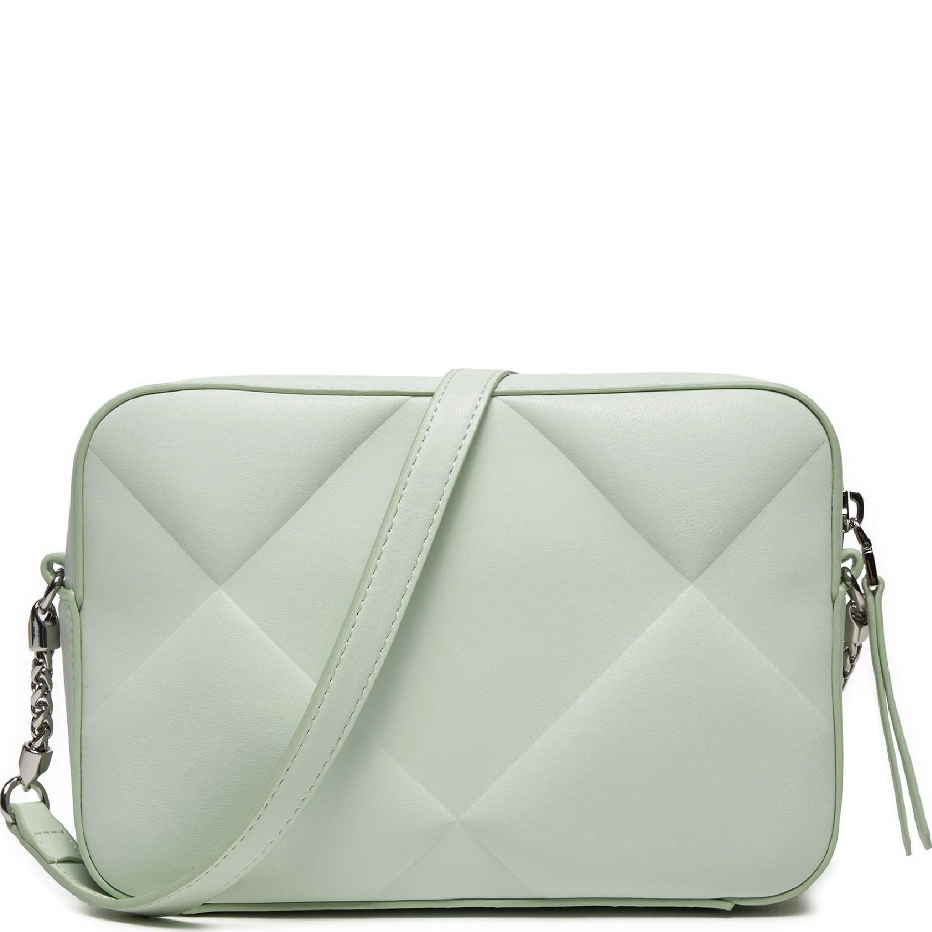 CALVIN KLEIN Rankinė per petį moterims, Žalia, Quilt camera bag 2