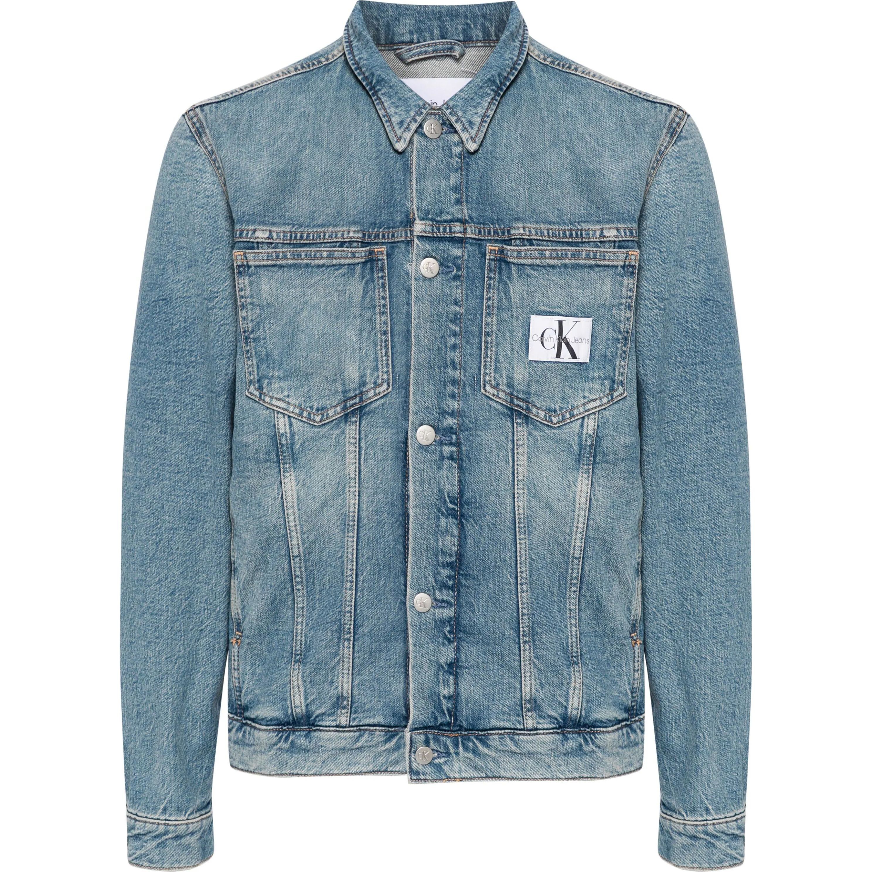 CALVIN KLEIN JEANS Džinsinis švarkas vyrams, Mėlyna, Trucker jacket 1