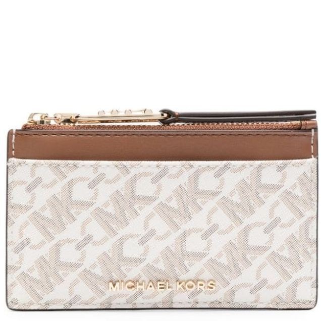 MICHAEL KORS Kortelių dėklas moterims, Kūno, Sm zip card case 1