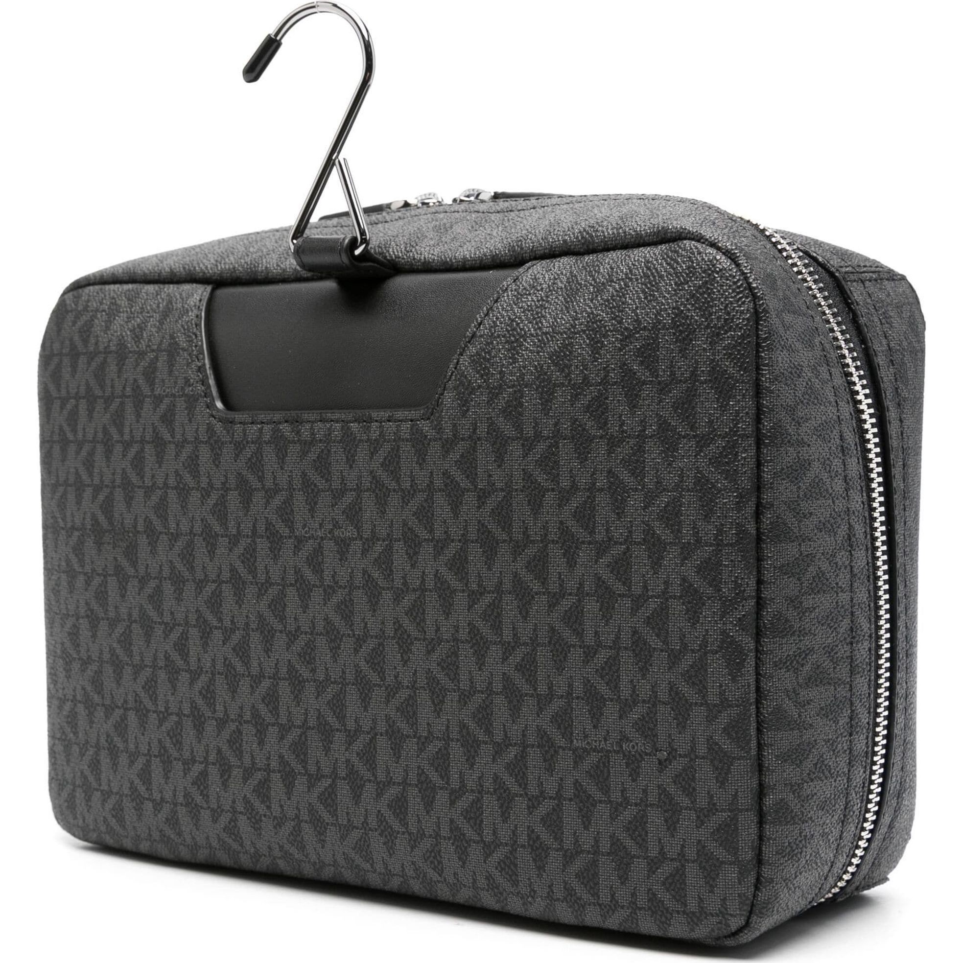 MICHAEL KORS Rankinė per petį vyrams, Juoda, Hanging dopp kit 2