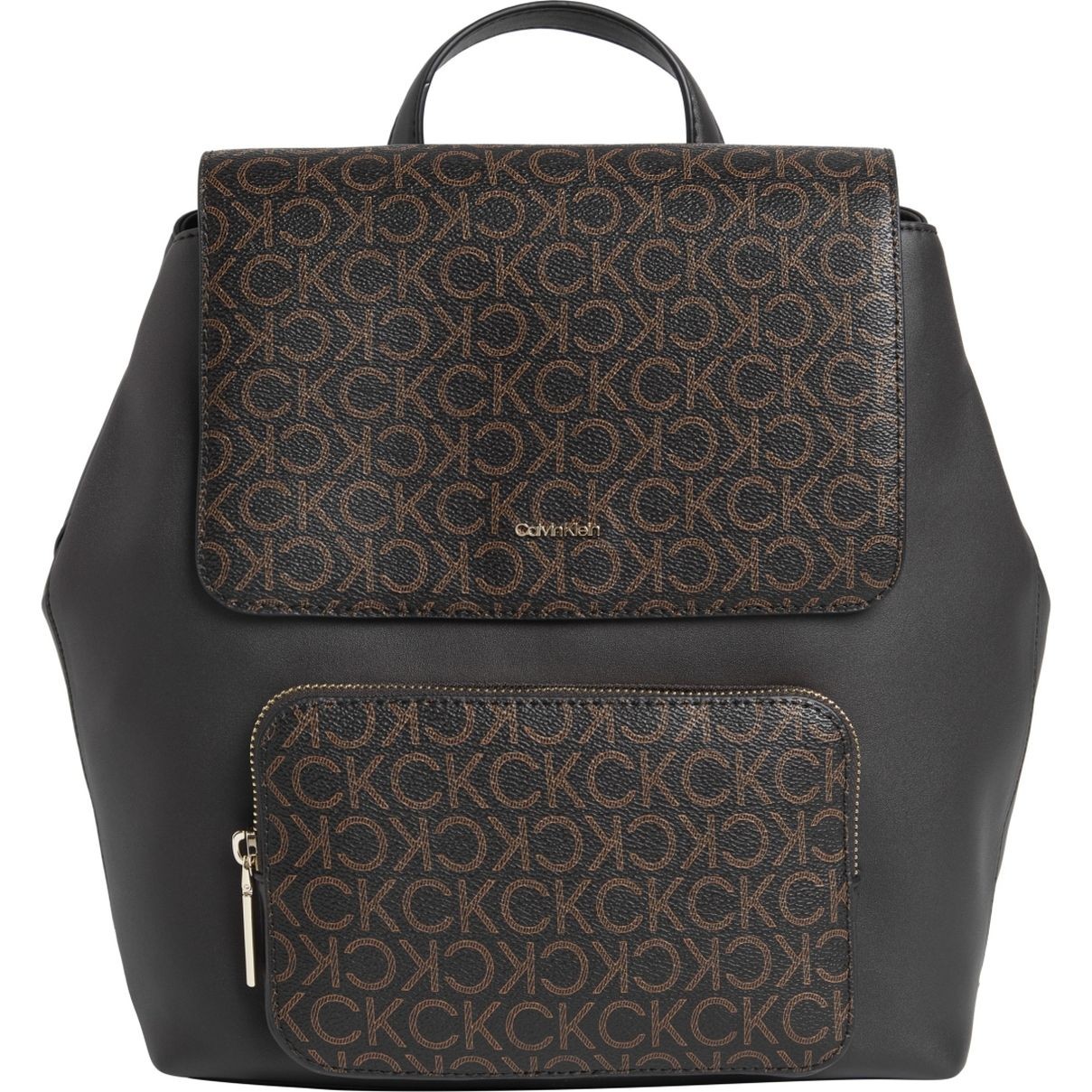 CALVIN KLEIN Kuprinė moterims, Ruda, Must campus backpack 1