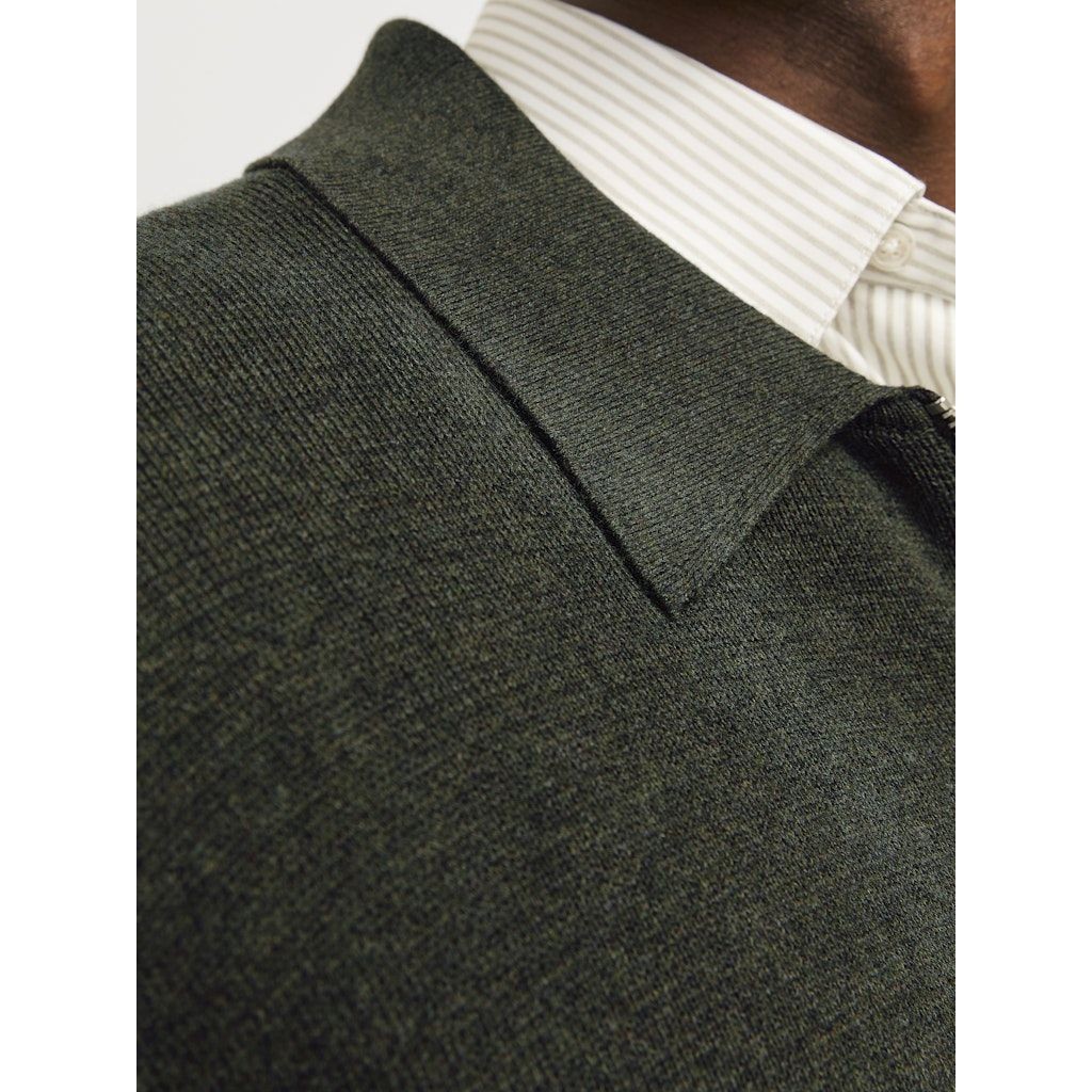 JACK & JONES Kardiganas vyrams, Pilka, Milano stitch knit cardigan 5