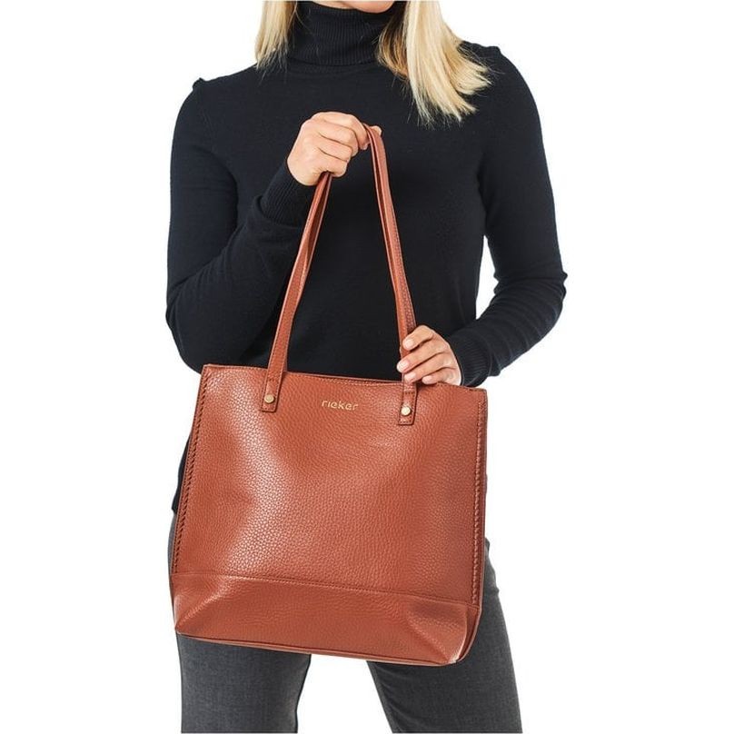 RIEKER Pirkinių krepšys, Smėlio, Tote bag 6