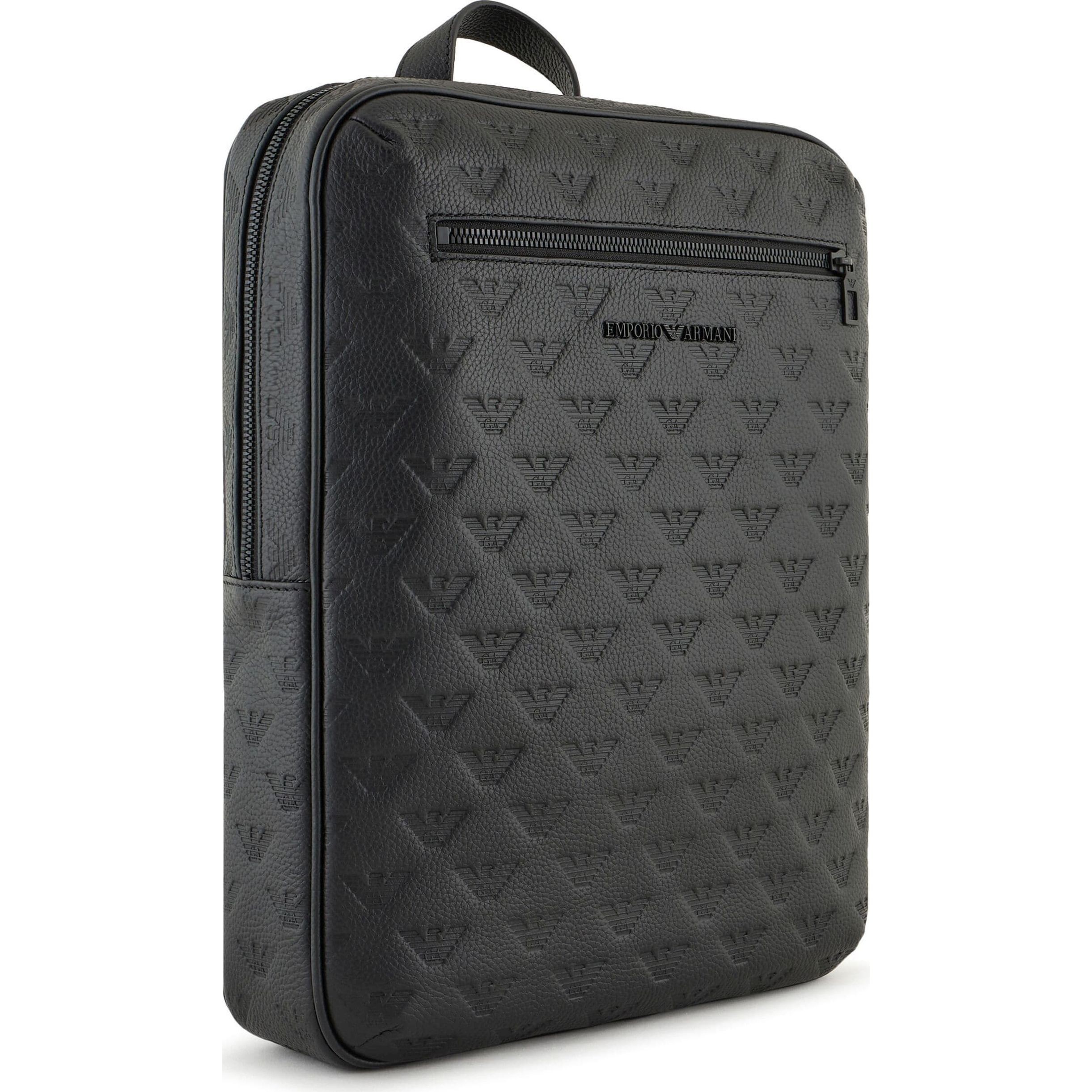 EMPORIO ARMANI Kuprinė vyrams, Juoda, Backpack 2