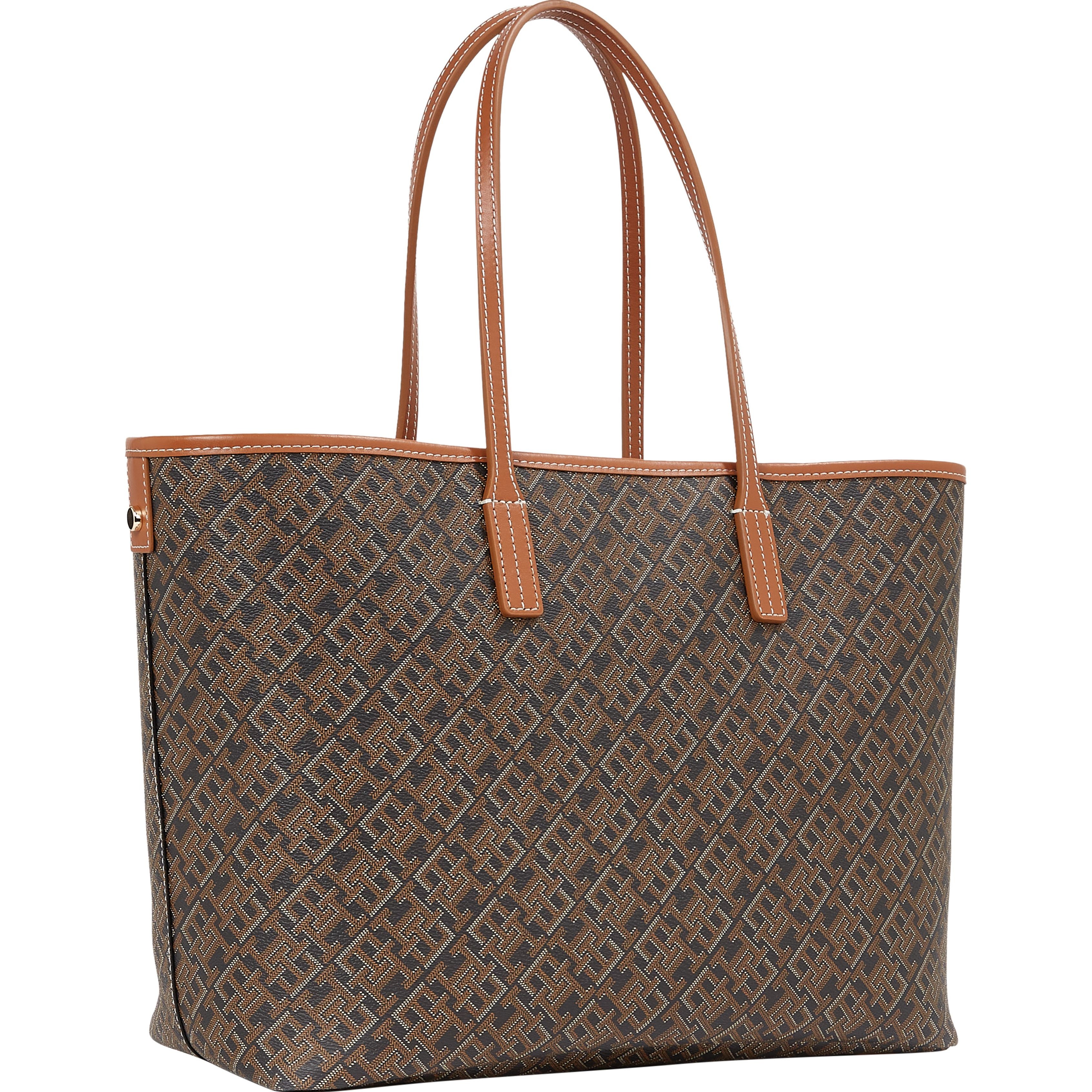 TOMMY HILFIGER Pirkinių krepšys moterims, Juoda, Monoplay tote 2