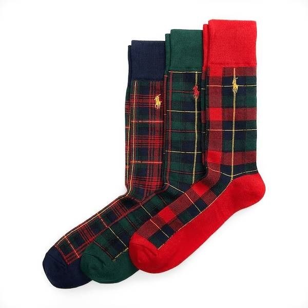 POLO RALPH LAUREN UW Kojinės vyrams, Marga, Gift box crew sock 1