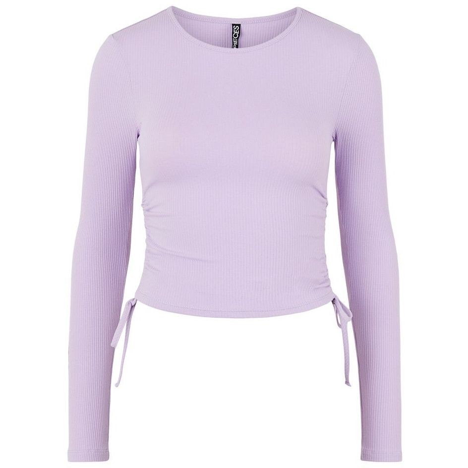 PIECES Midi suknelė moterims, Violetinė, PCHAZEL LS CROP TOP B 1