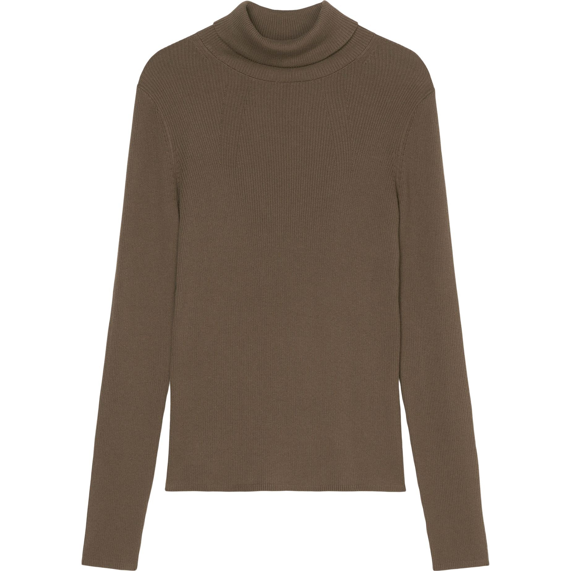 MARC O'POLO Palaidinės aukštinta apykakle moterims, Ruda, Turtn top 409501460679 1