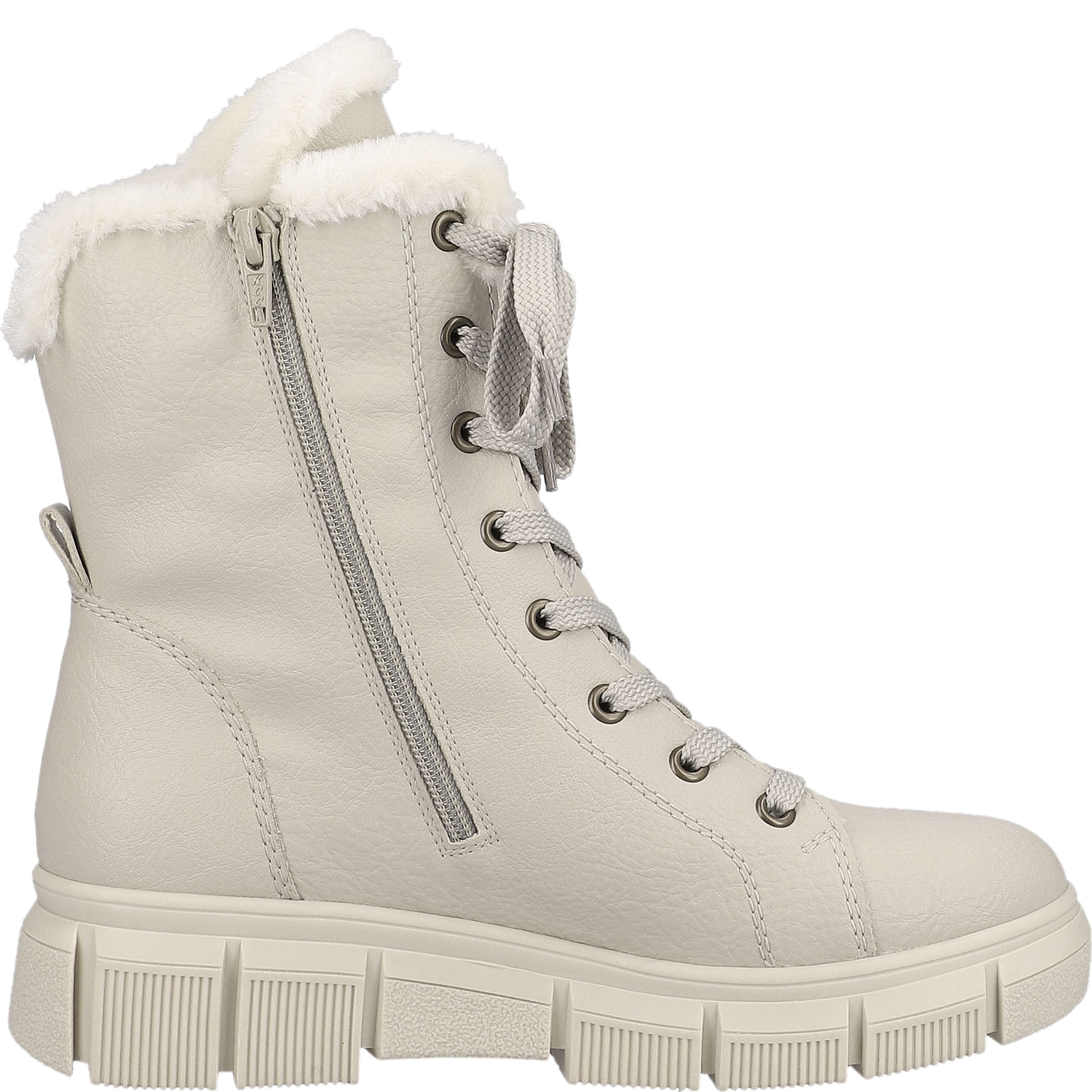 RIEKER Aulinukai moterims, Smėlio, BOOTIES 5