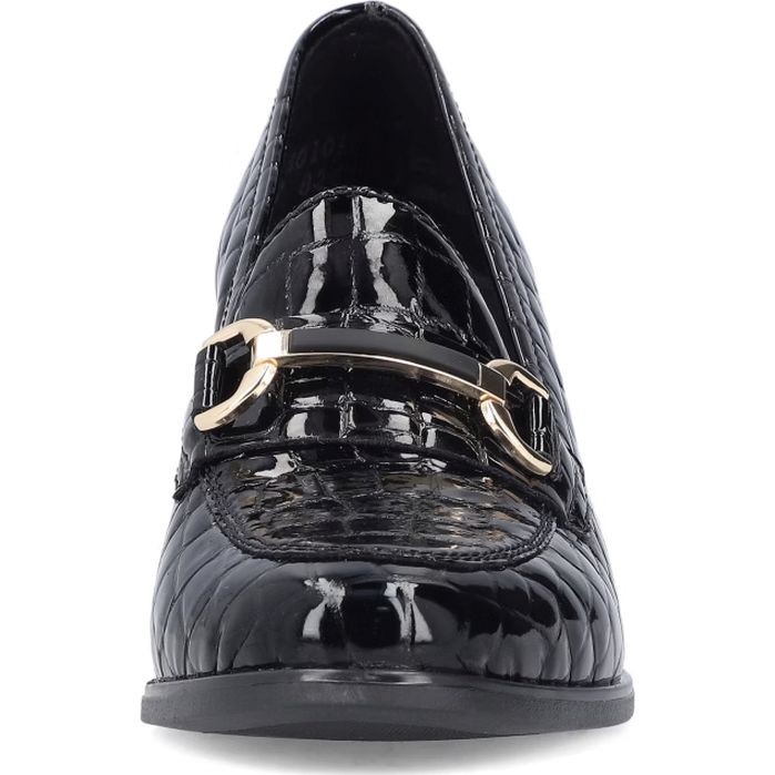 RIEKER Loaferiai moterims, Juoda, Ladies shoes 5